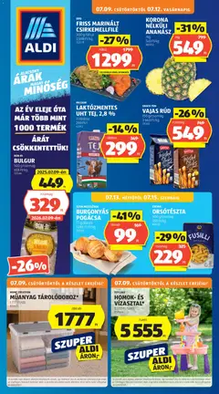Aldi akciós újság - amely érvényes a következő dátumtól: 2026.07.09.