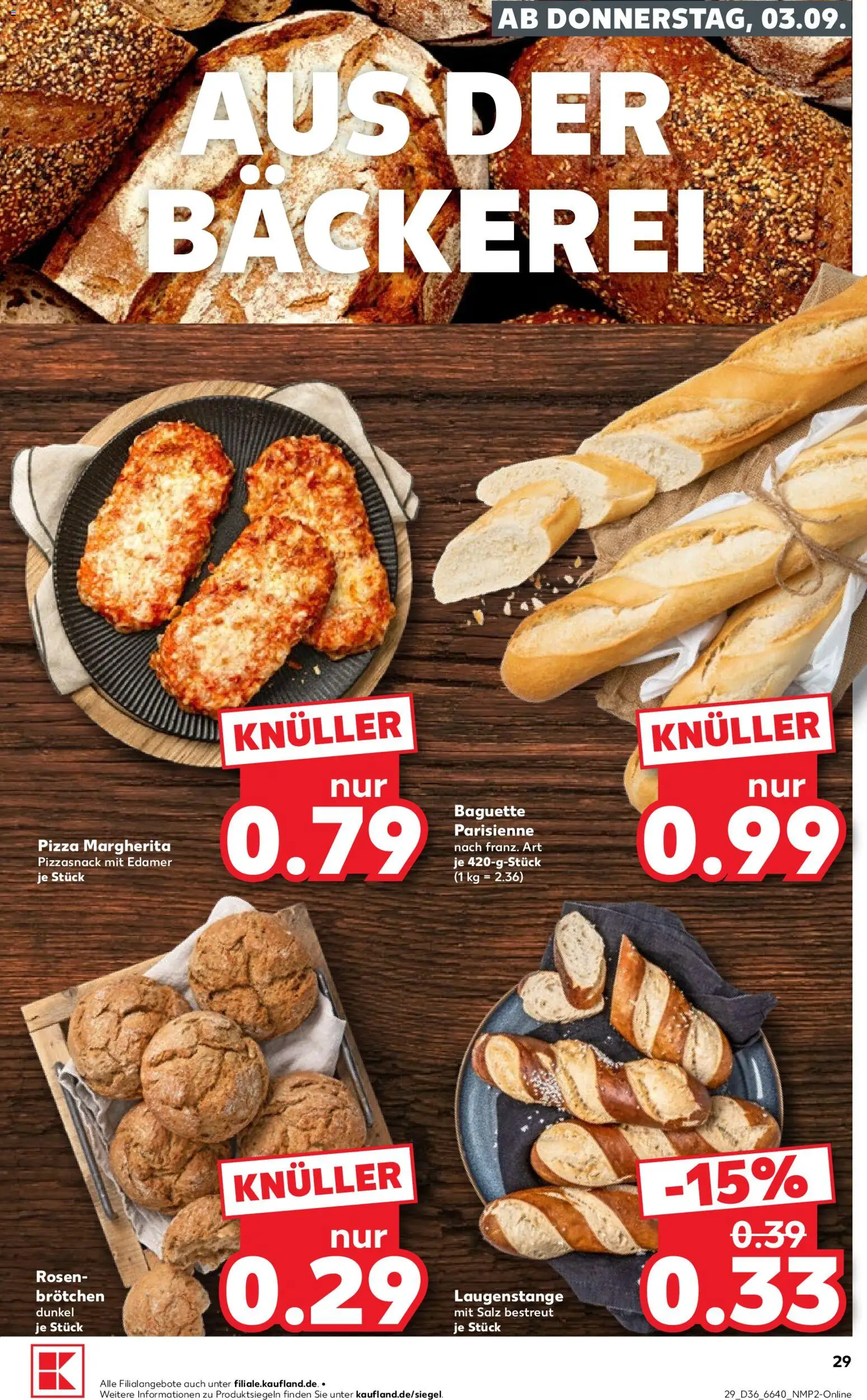 {H1} | Pagina: 29 | Producten: Pizza, Baguette