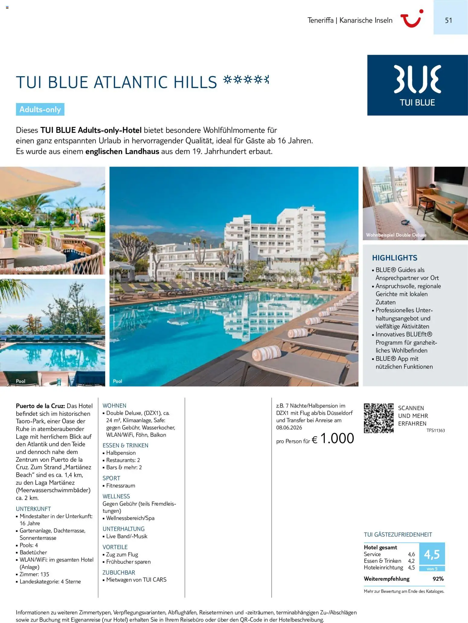 TUI Prospekt Kanaren, Kapverden & Senegal 2026/27 – gültig ab 01.11.2026 | Seite: 51 | Produkte: Gerichte