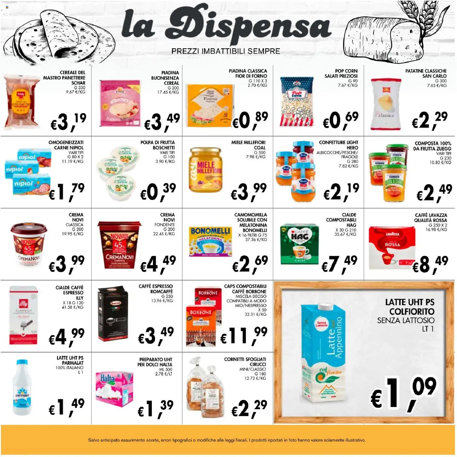 Volantino Coal del 24/09/2026 | Pagina: 19 | Prodotti: Crema, Frutta, Piadina, Lavazza