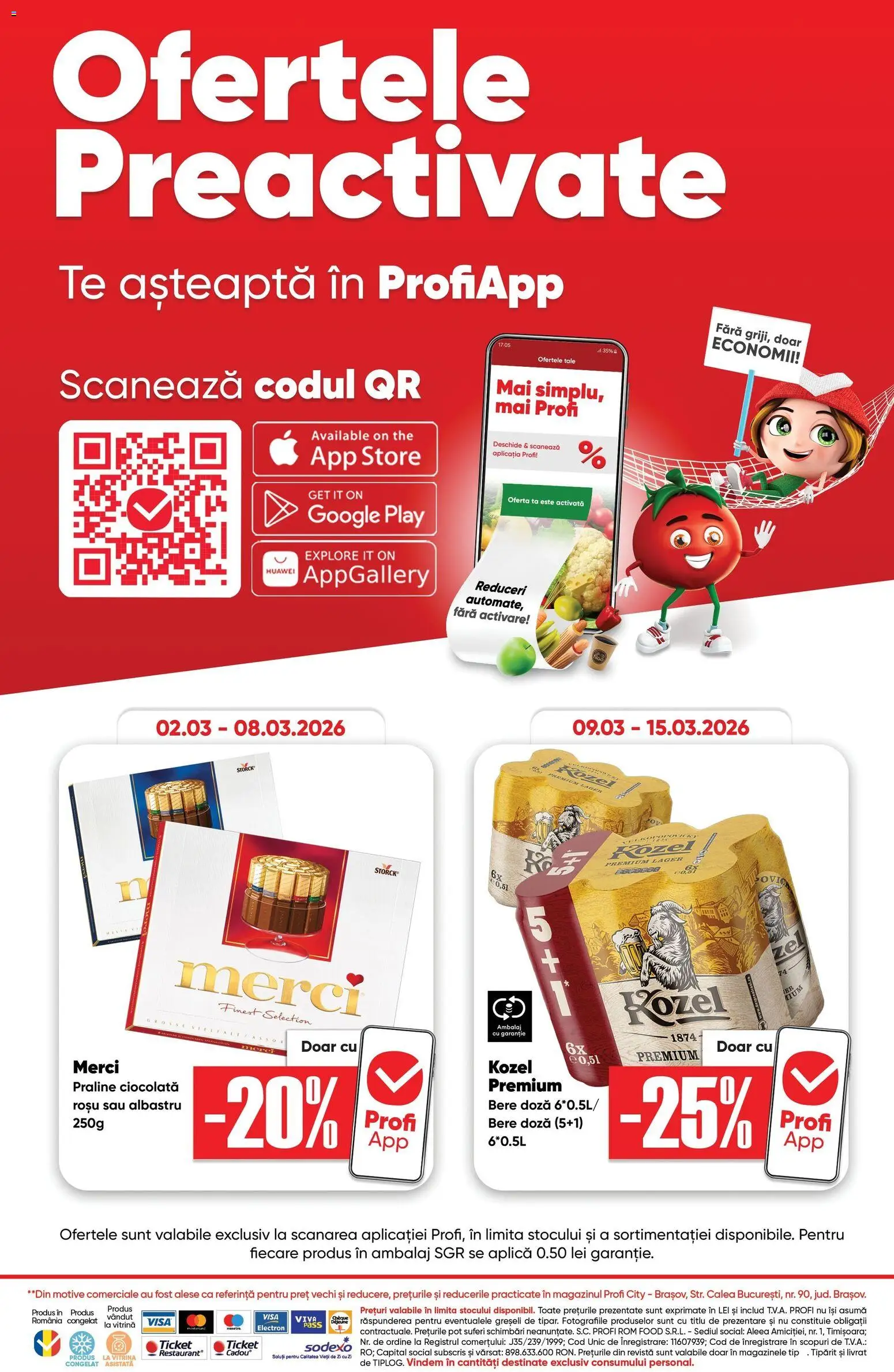 Noul catalog Profi – valabil de la 04.03.2026 | Pagină: 7 | Produse: Vitrină, Praline, Bere, Rom