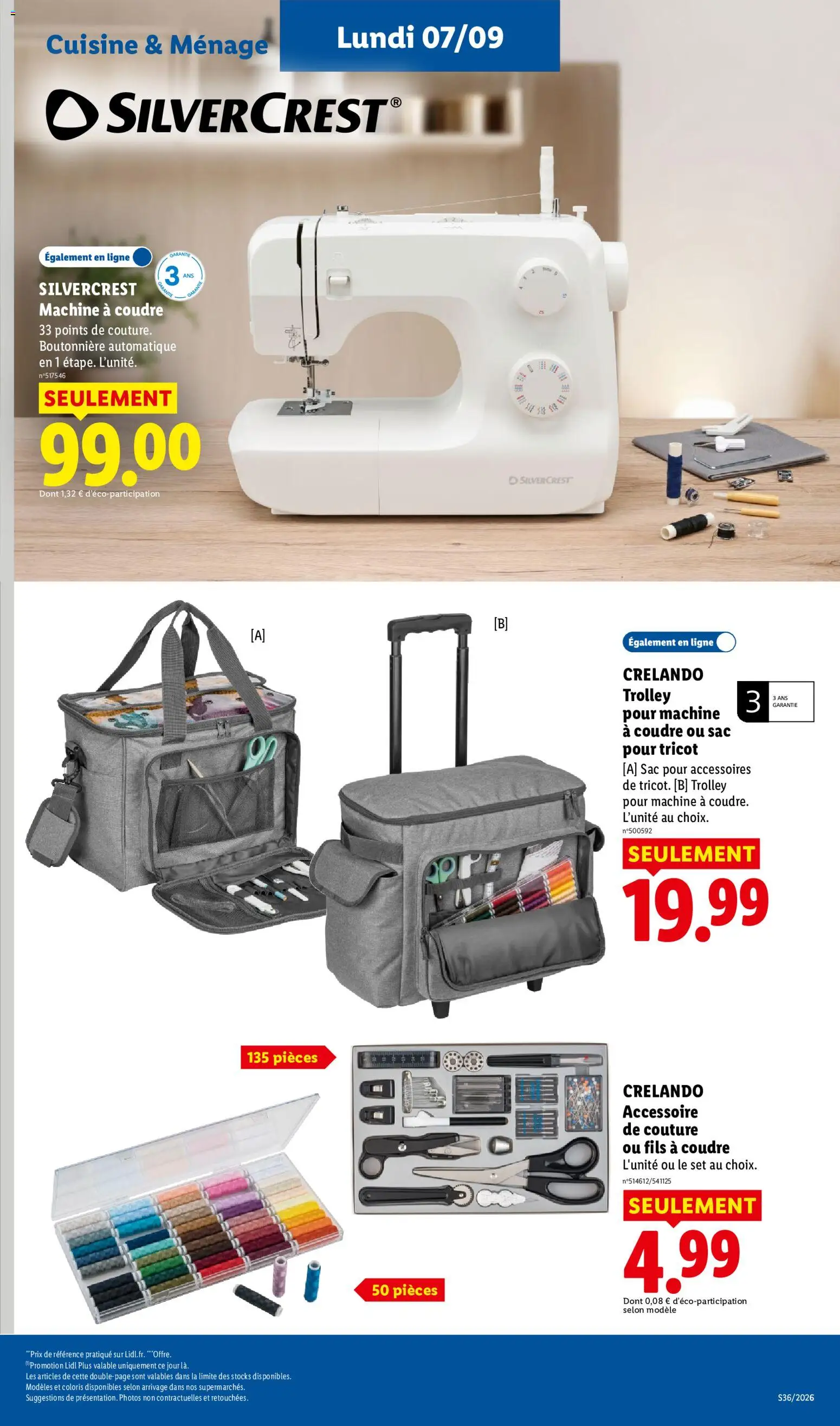 {H1} | Page: 57 | Produits: Sac, Silvercrest machine a coudre, Machine à coudre, Couture
