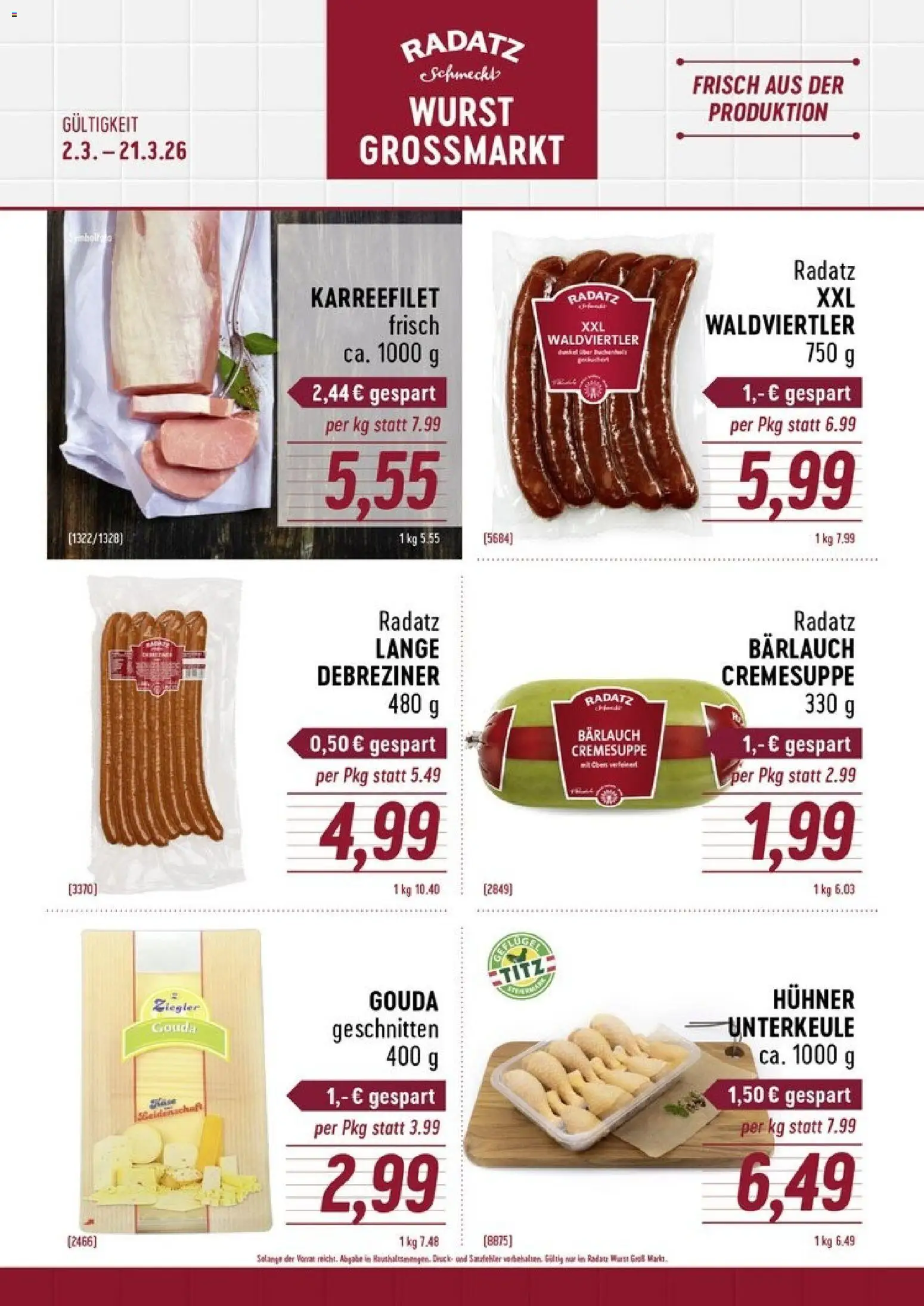Radatz Flugblatt (02.03.2026) || Aktuelle Angebote