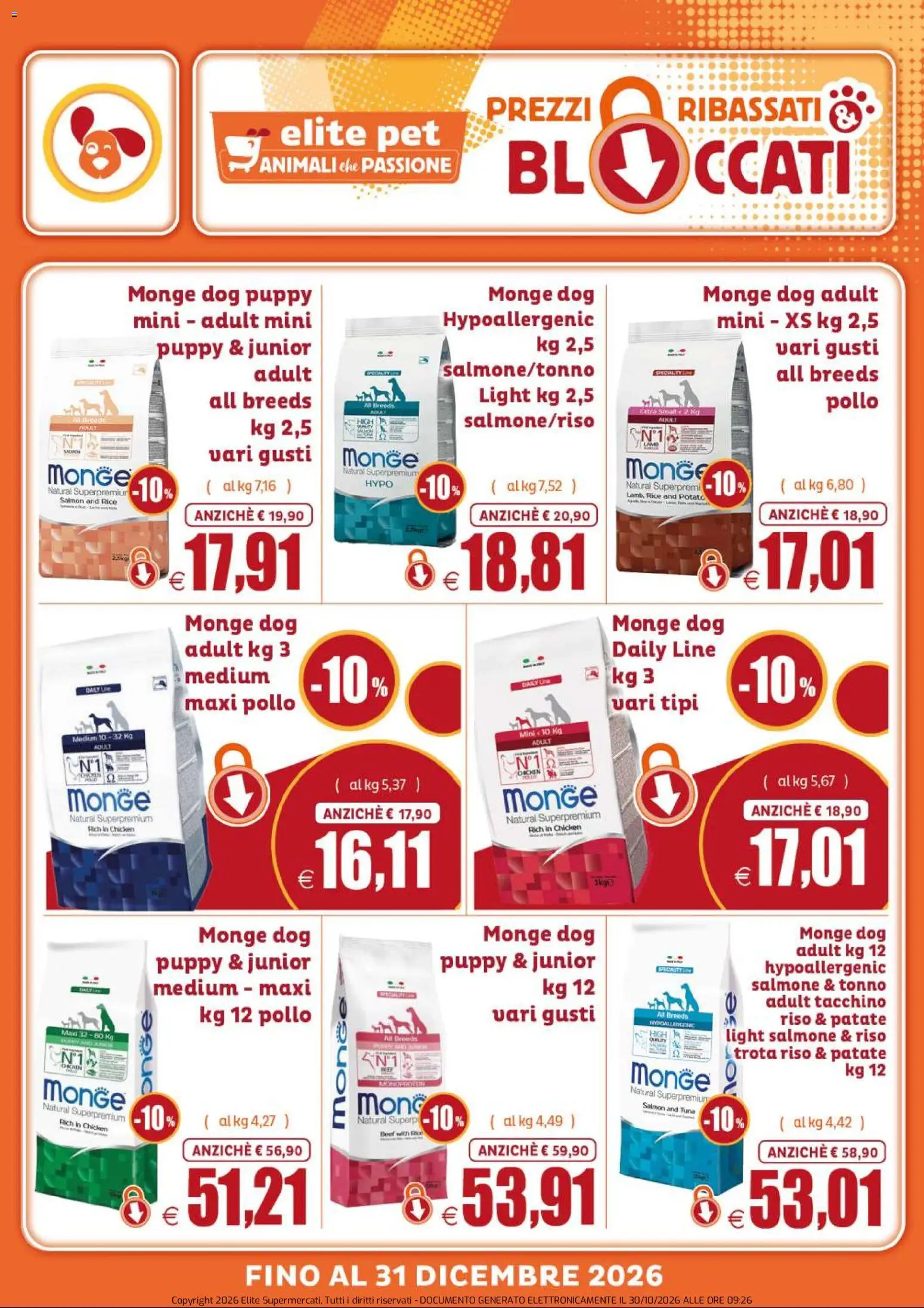 Volantino Elite Supermercati del 30/10/2026 | Pagina: 6