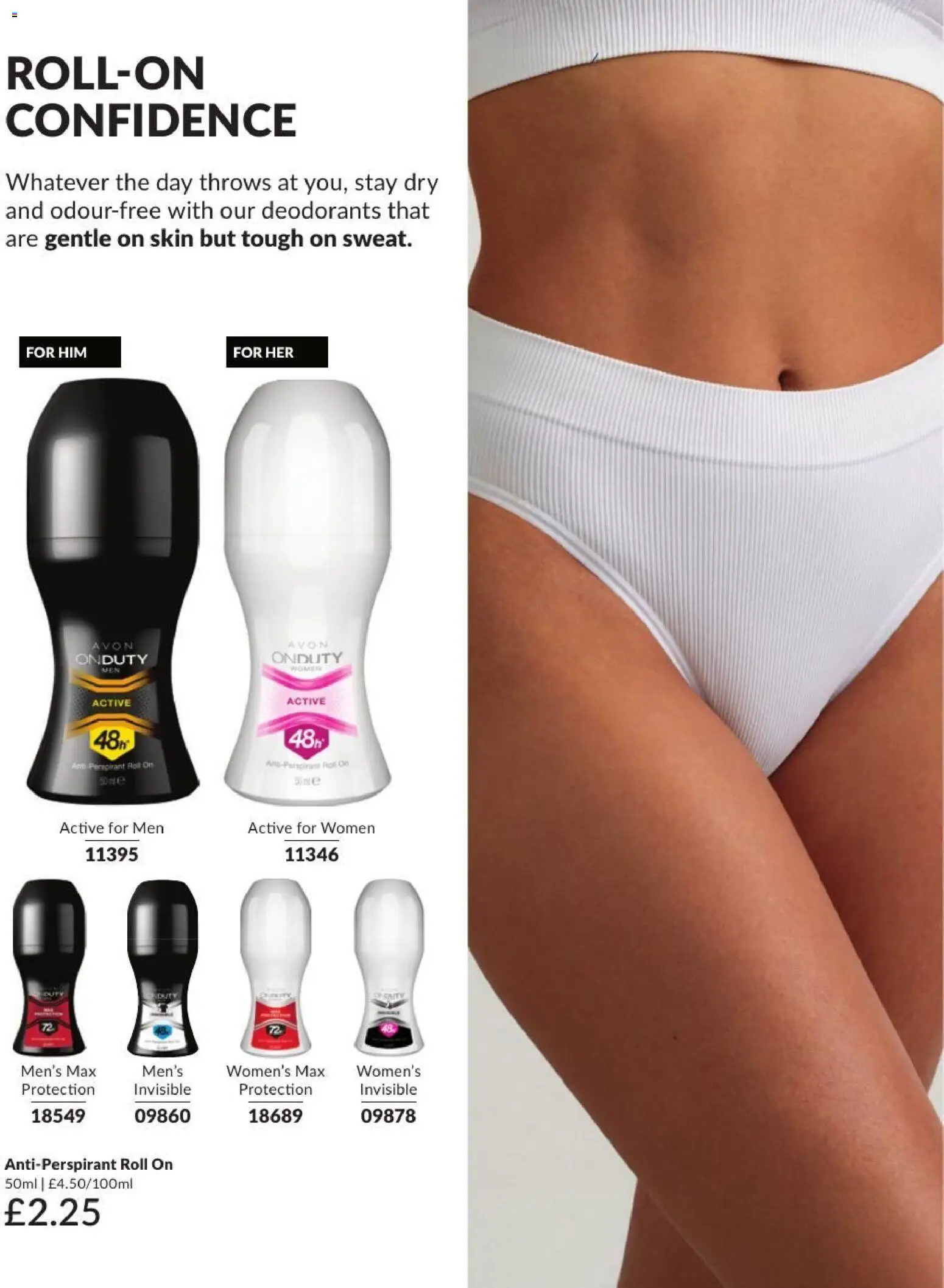 {H1} | Page: 160 | Products: Antiperspirant