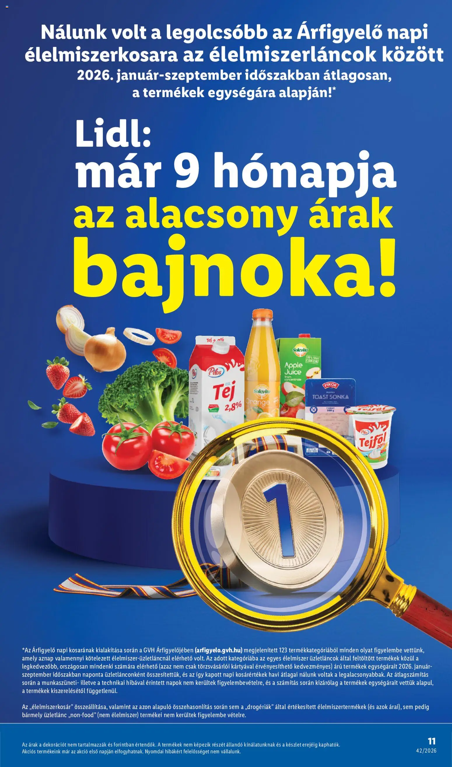 Lidl akciós ujság - amely érvényes a következő dátumtól: 2026.10.15. | Oldal: 11
