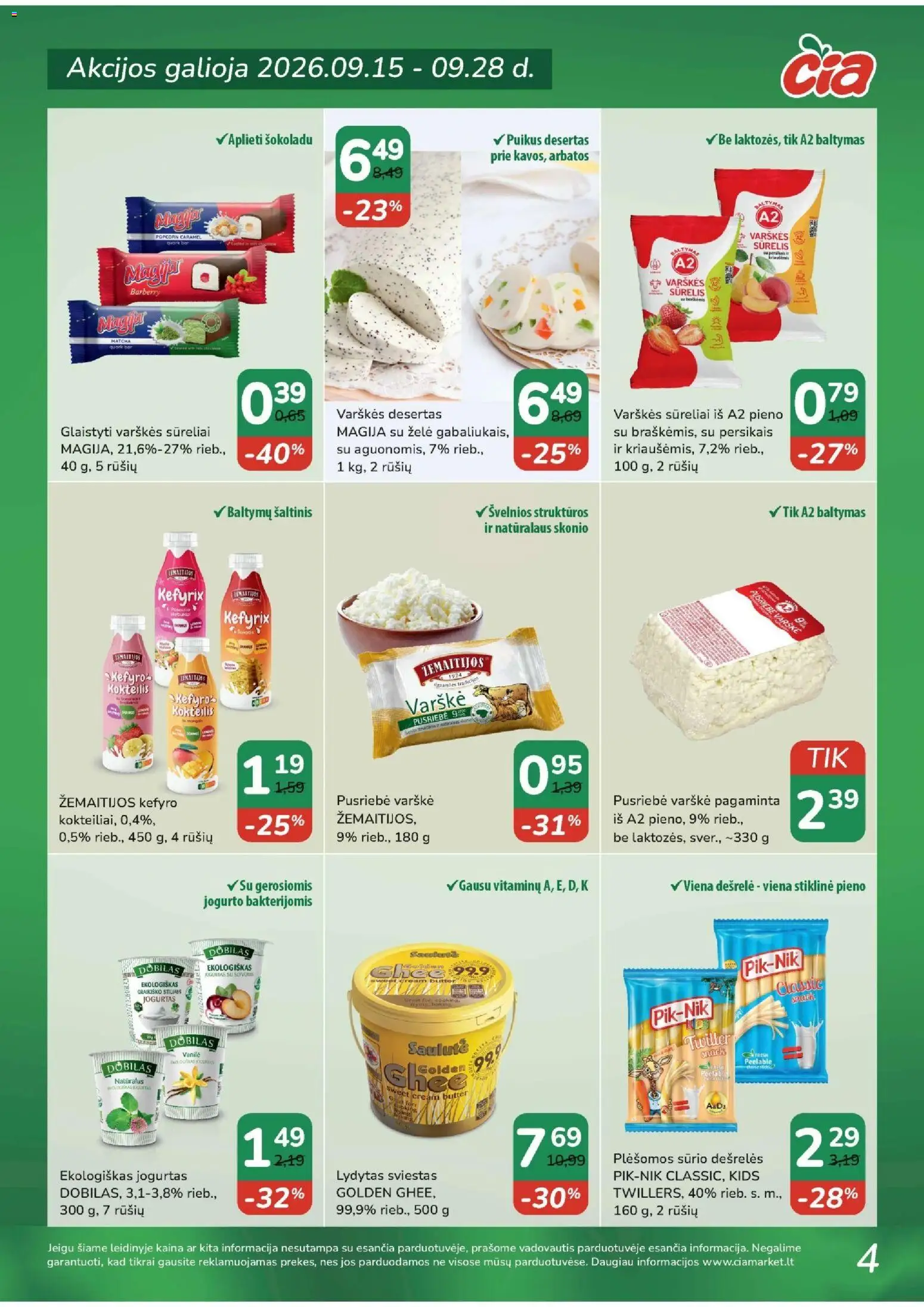 ČIA MARKET akcijos nuo 2026.09.15 | Puslapis: 4