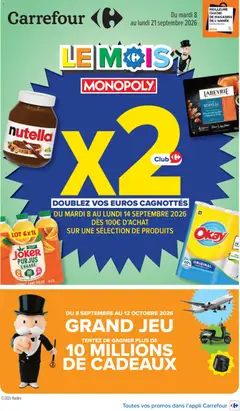 Carrefour - Prévisualisation de Carrefour catalogue valide à partir de 08/09/2026