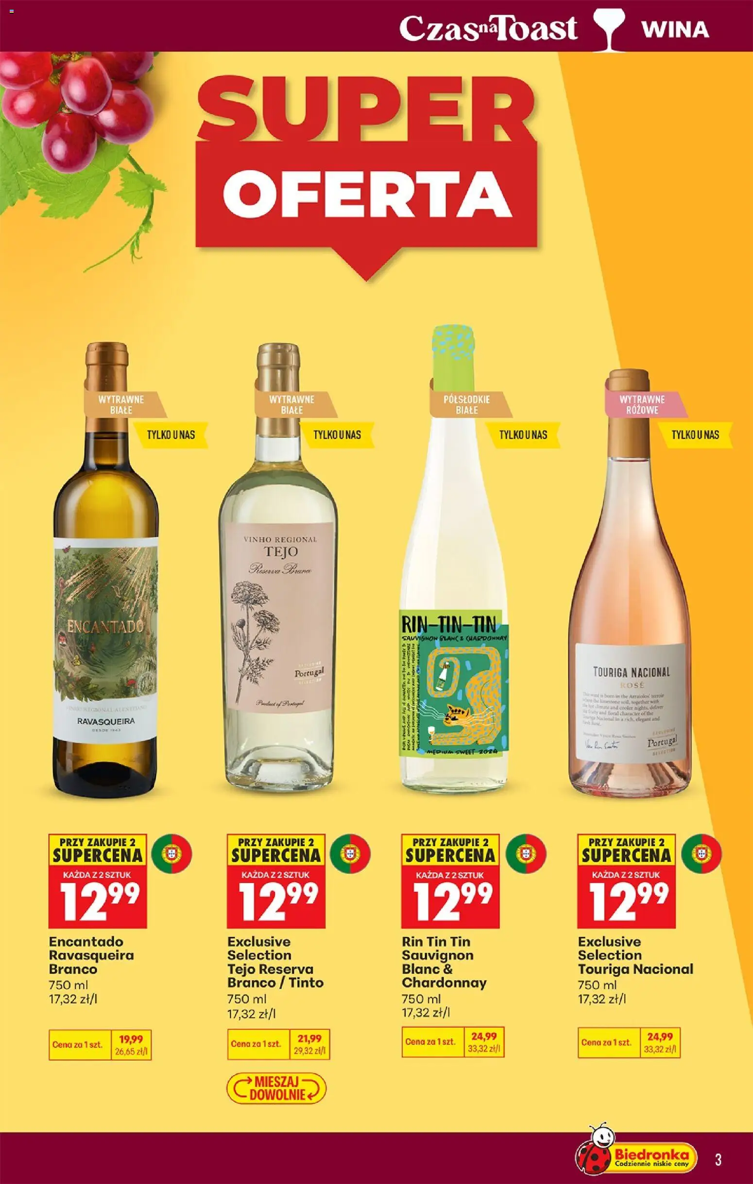 Biedronka Polsko leták - Czas na toast od 13.07.2026 | Strana: 3