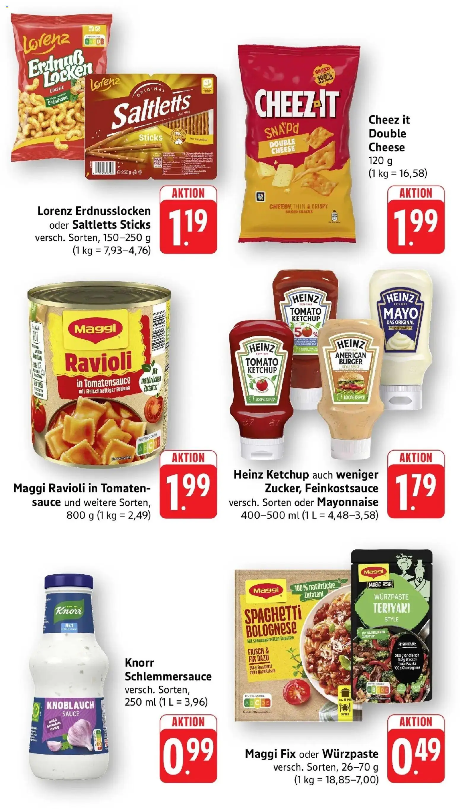 nah & gut Prospekt Offenburg-Zunsweier – gültig ab 14.09.2026 | Seite: 7 | Produkte: Knorr fix, Burger, Knorr, Knoblauch