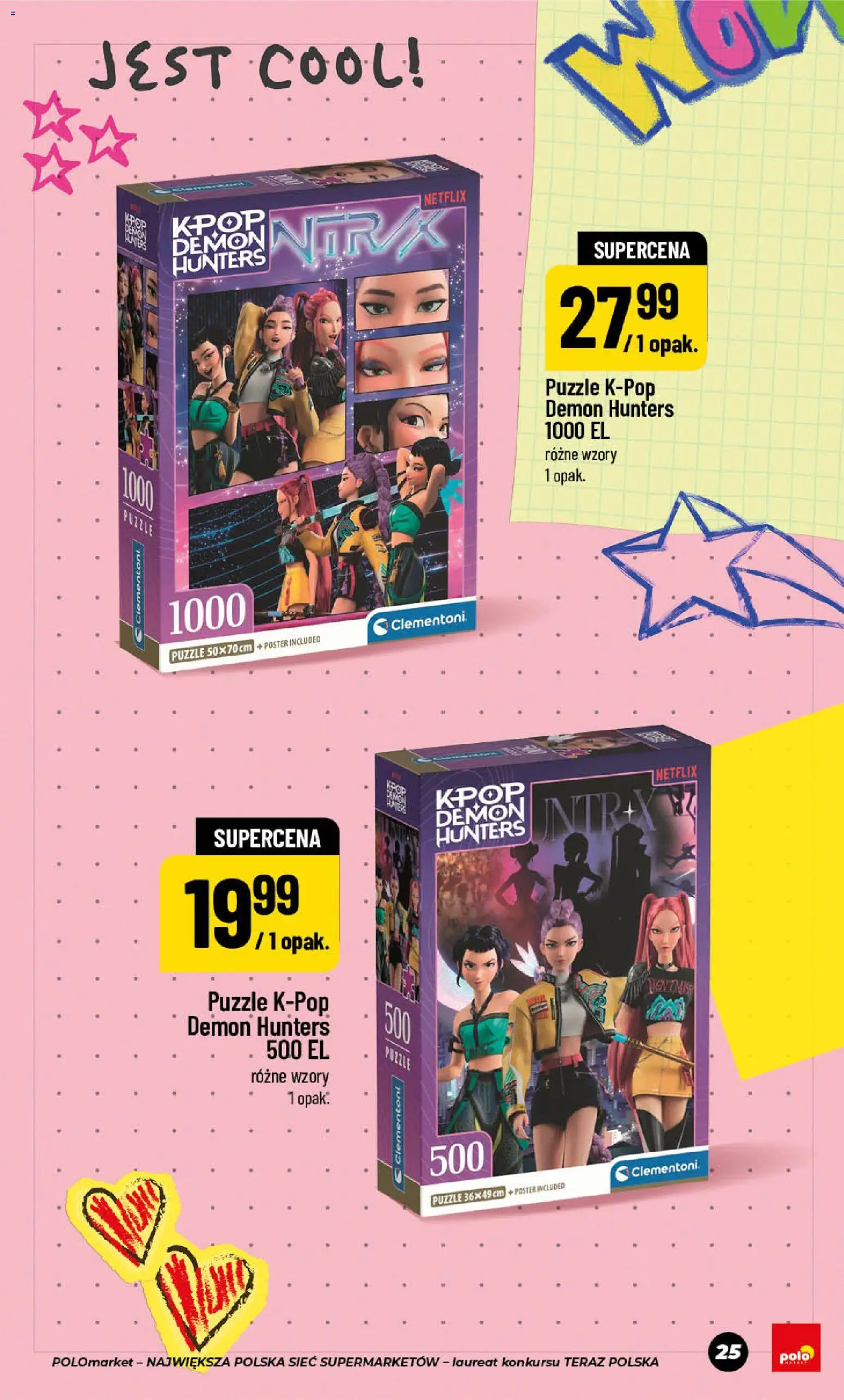 Nowa POLOmarket gazetka od jutra 24.07.2026 | Strona: 25 | Produkty: Puzzle