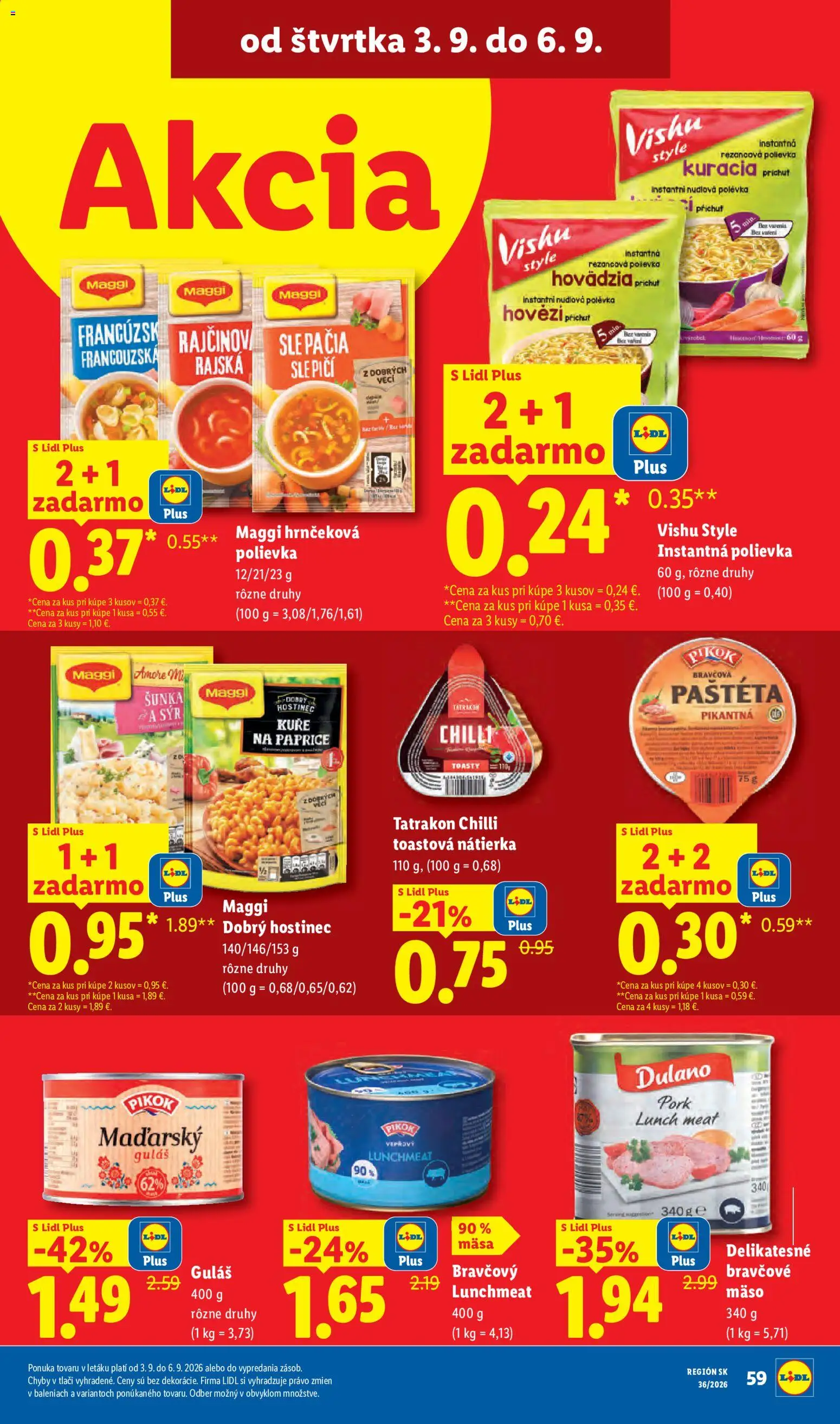 Nové Lidl akcie – leták je platný od 31.08.2026 | Strana: 77