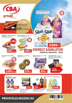 PRIVÁT Aktuális szórólap MAX - amely érvényes a következő dátumtól: 2026.09.03.