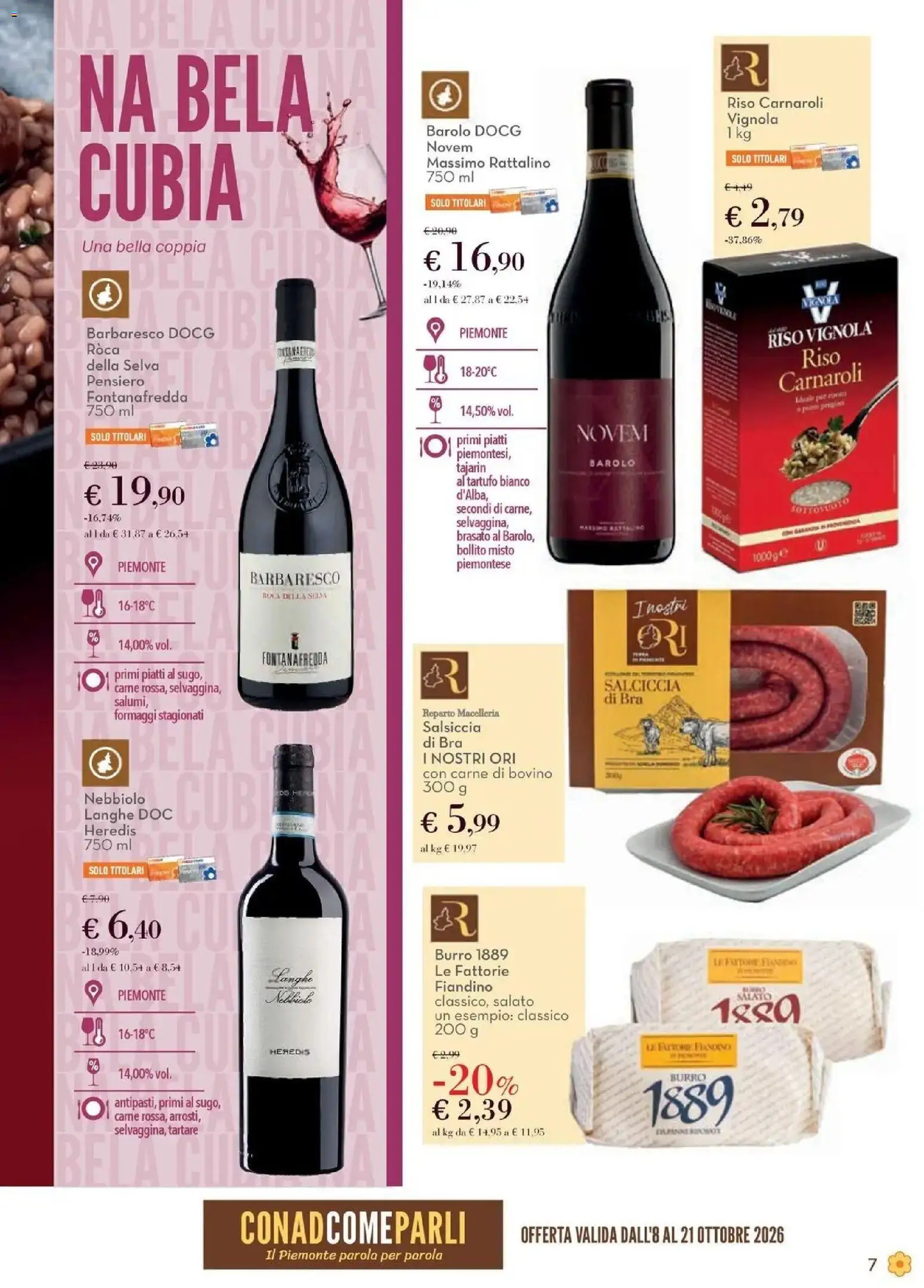 Volantino Conad del 08/10/2026 | Pagina: 7