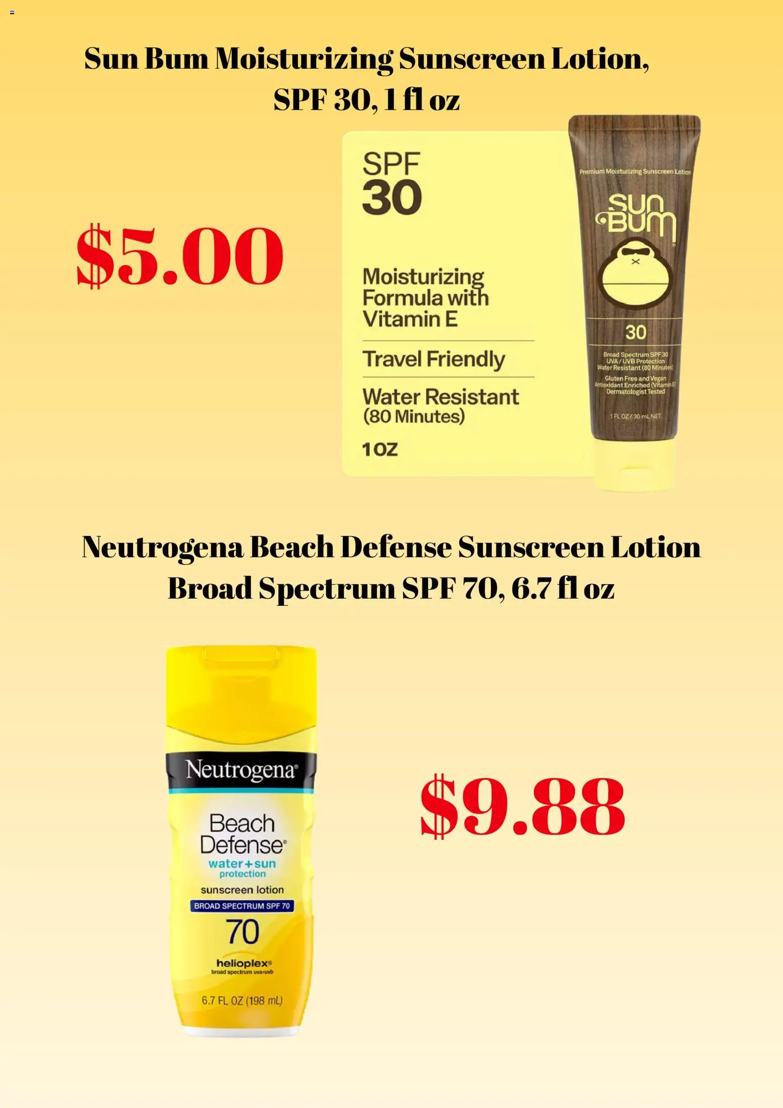 Walmart Catalogue valid from 15.06.2026 | Page: 4 | Products: Sunscreen, Water