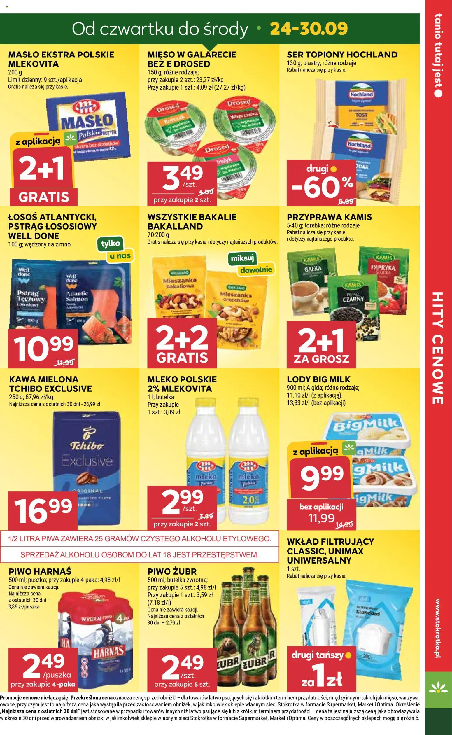 Stokrotka gazetka - Market od 24.09.2026 | Strona: 3 | Produkty: Indyk, Big Milk, Lody Big Milk, Kawa mielona