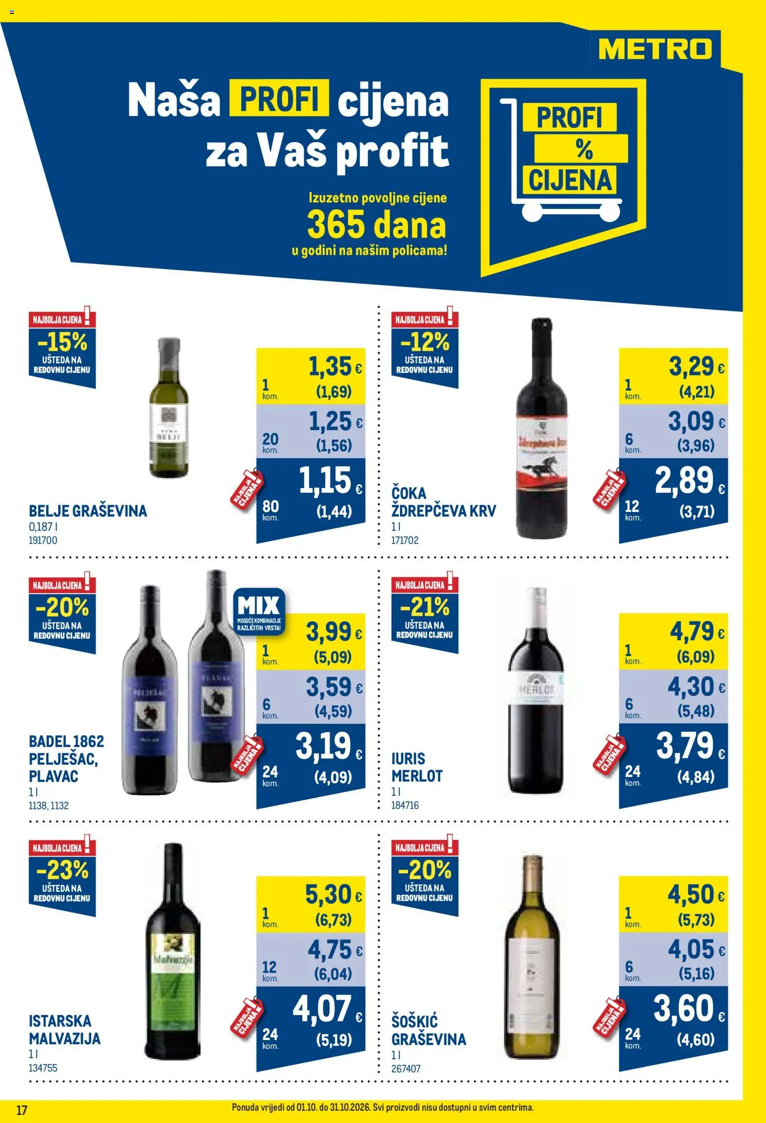 Metro katalog | vrijedi od 01.10.2026 | Stranica: 17 | Proizvodi: Badel