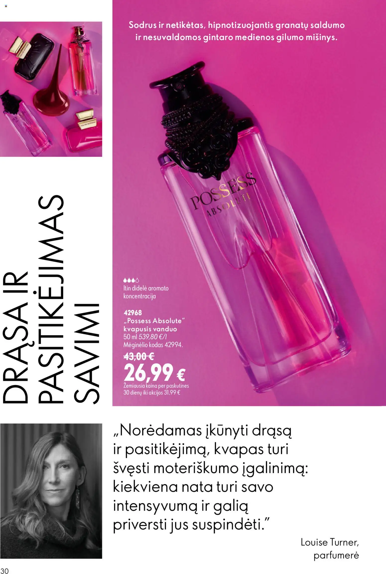 Oriflame akcijos nuo 2026.08.26 | Puslapis: 30 | Prekių: Kvapusis vanduo, Vanduo, Kvapas