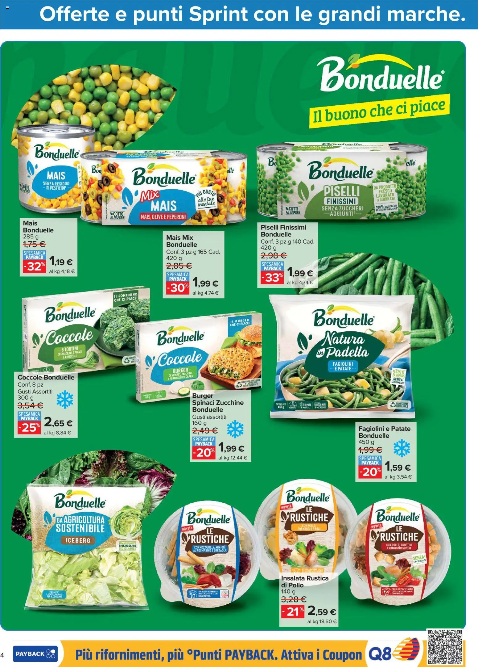 Volantino Carrefour del 16.06.2026 | Pagina: 4 | Prodotti: Noci, Crostini, Mais, Padella