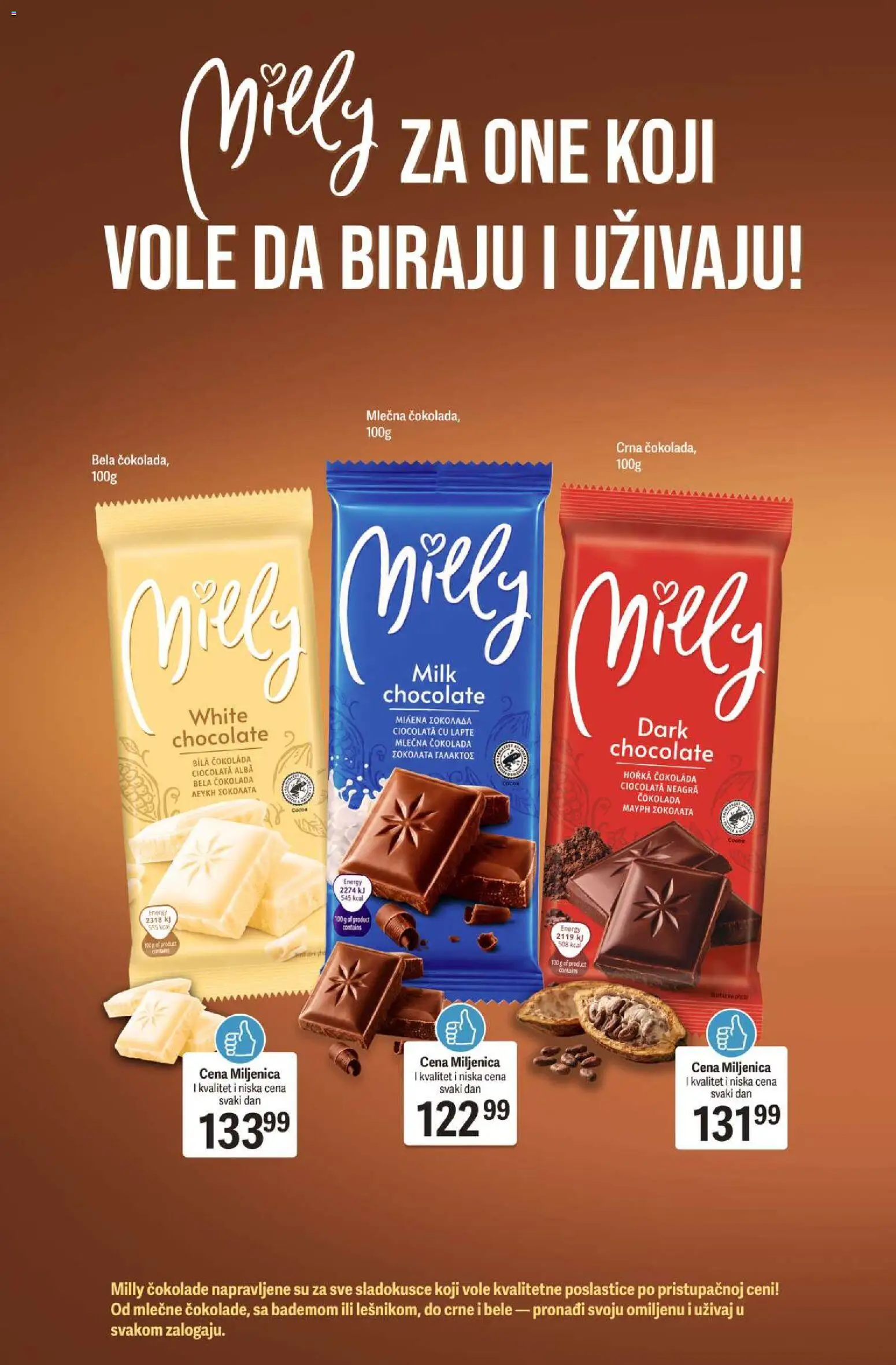 Maxi katalog - važi od 29.10.2026 | Strana: 2 | Proizvode: Bela čokolada, Čokolada, Mlečna čokolada