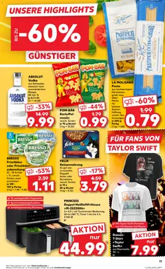 Kaufland DE - DE Folder - Voorbeeld van een folder van Kaufland DE, geldig van 11.06.2026 | Pagina: 11 | Producten: Snacks, Pasta, Ketchup, La