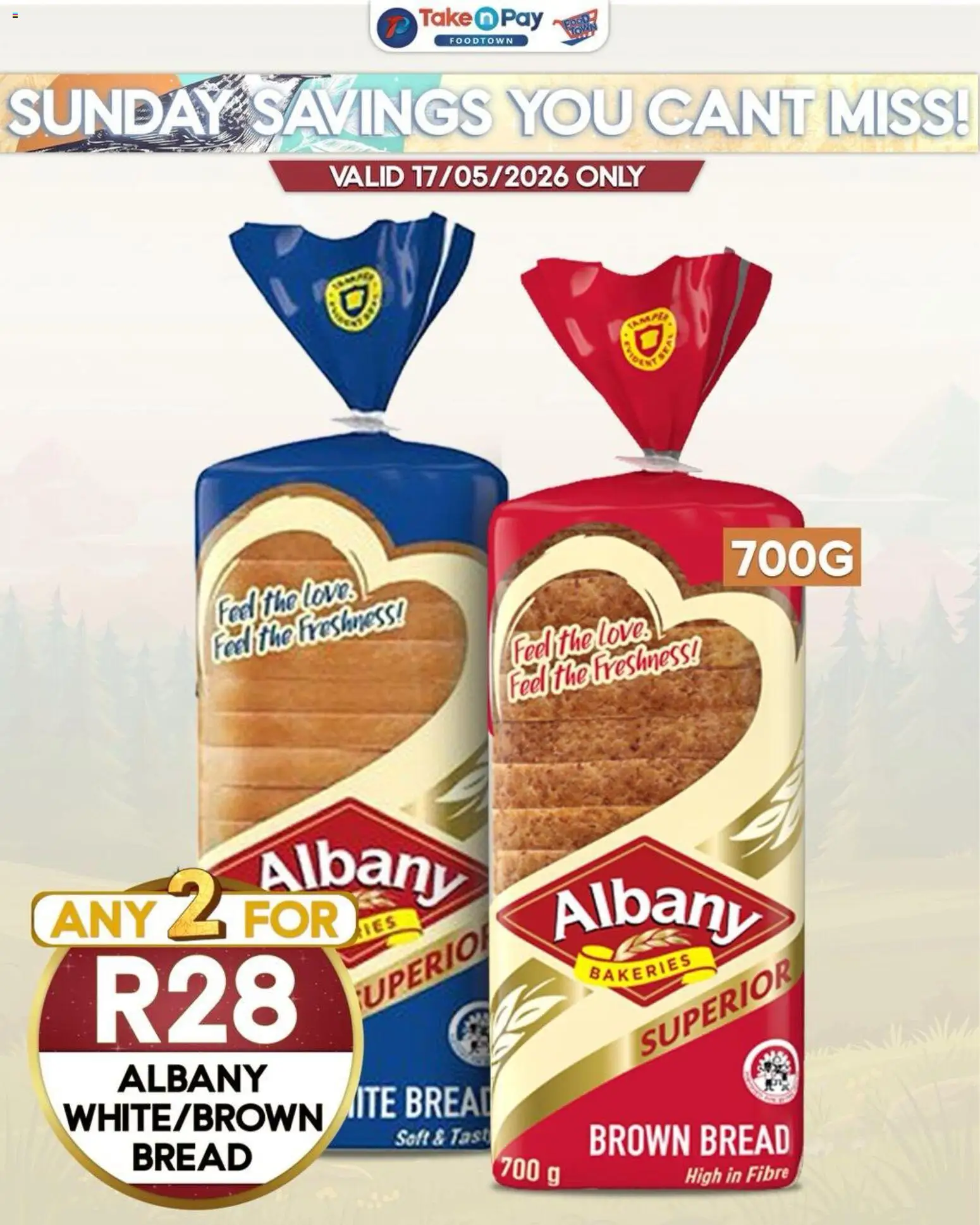 New Take n Pay catalogue – valid from 17.05.2026 | Page: 5 | Products: Bread