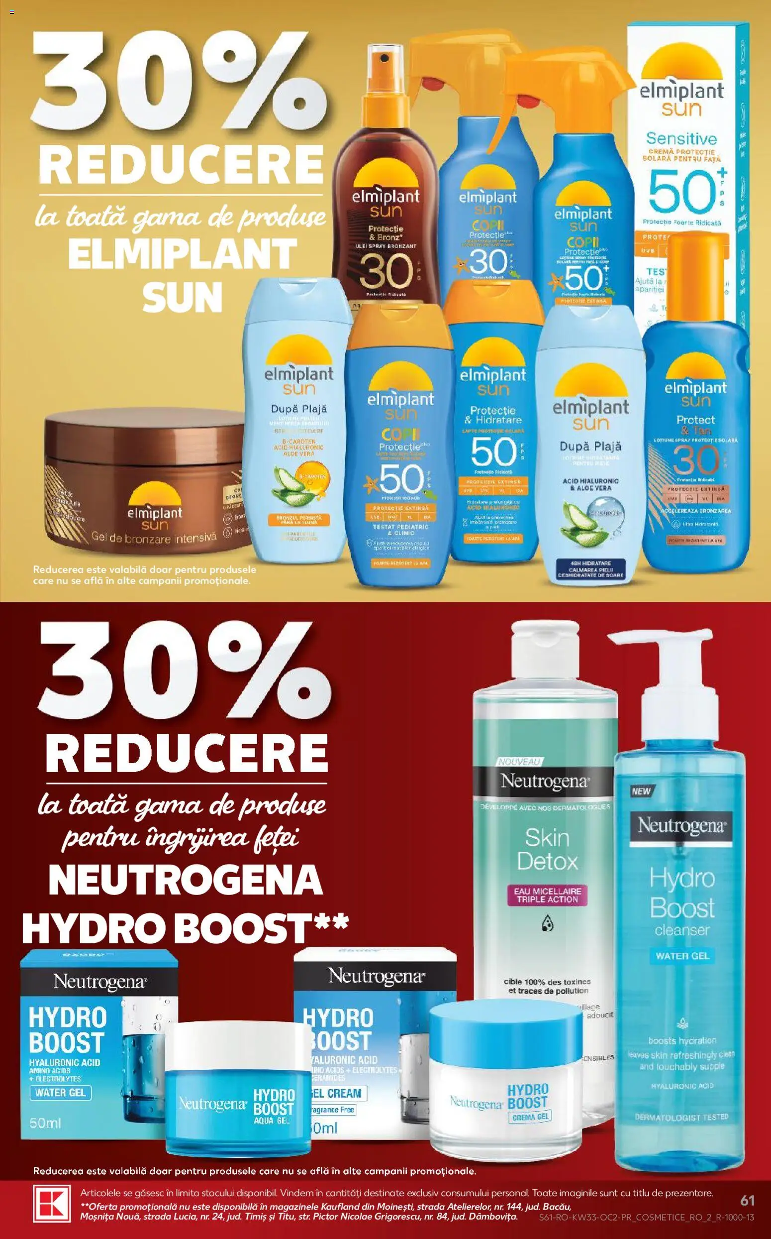 Noul catalog Kaufland – valabil de la 12.08.2026 | Pagină: 61 | Produse: Pară, Cremă, Ulei, Aqua