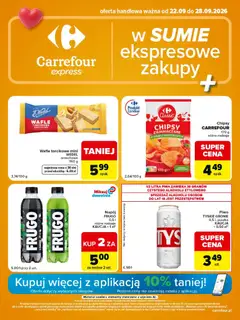 Pogląd oferty "Carrefour gazetka - Express II" - ważna od 22.09.2026