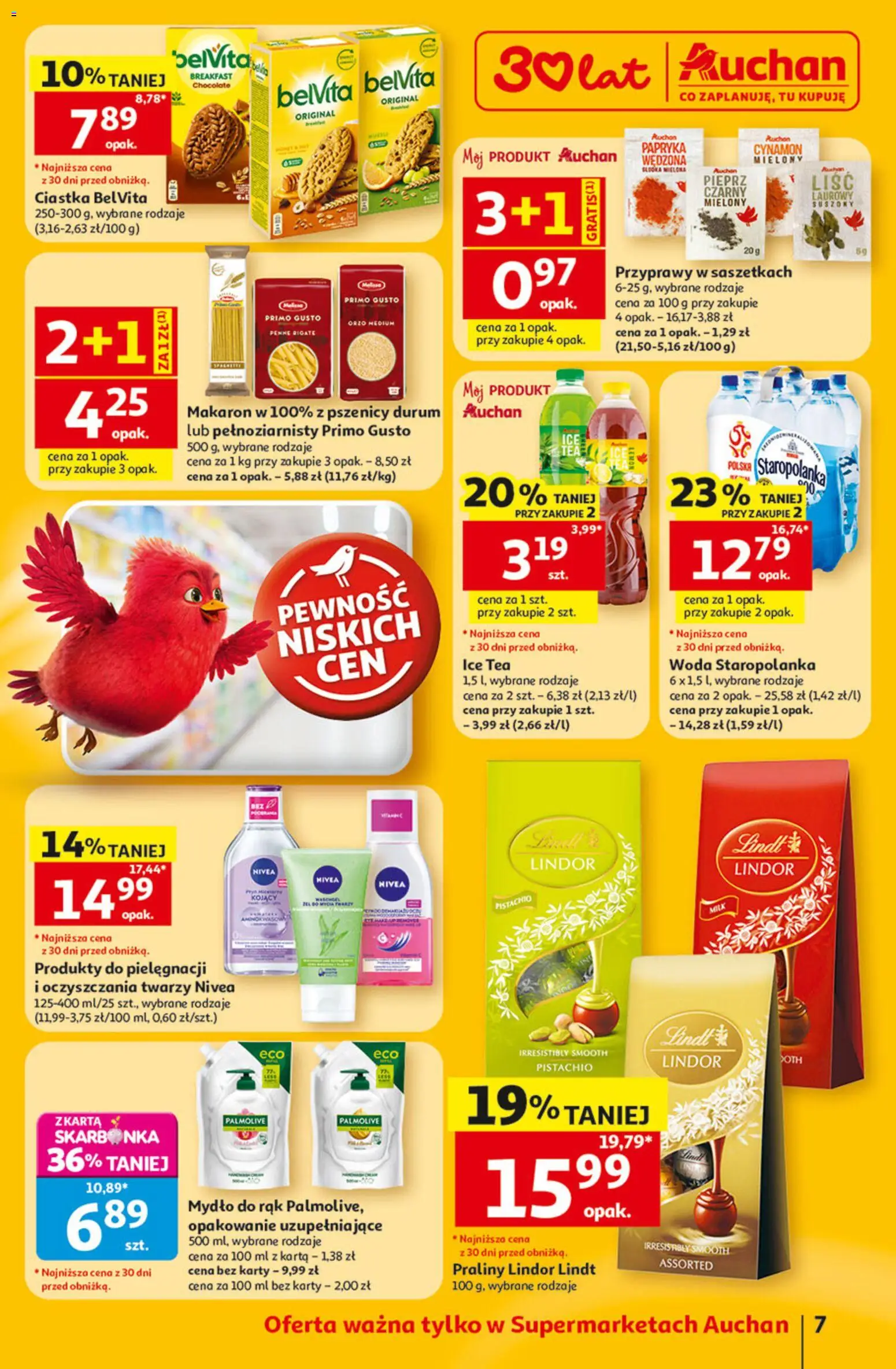 Auchan gazetka od 11.06.2026 | Strona: 7 | Produkty: Belvita, Praliny, Przyprawy, Pieprz