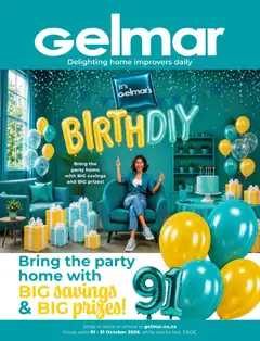 Gelmar specials catalogue – valid from 01/10/2026