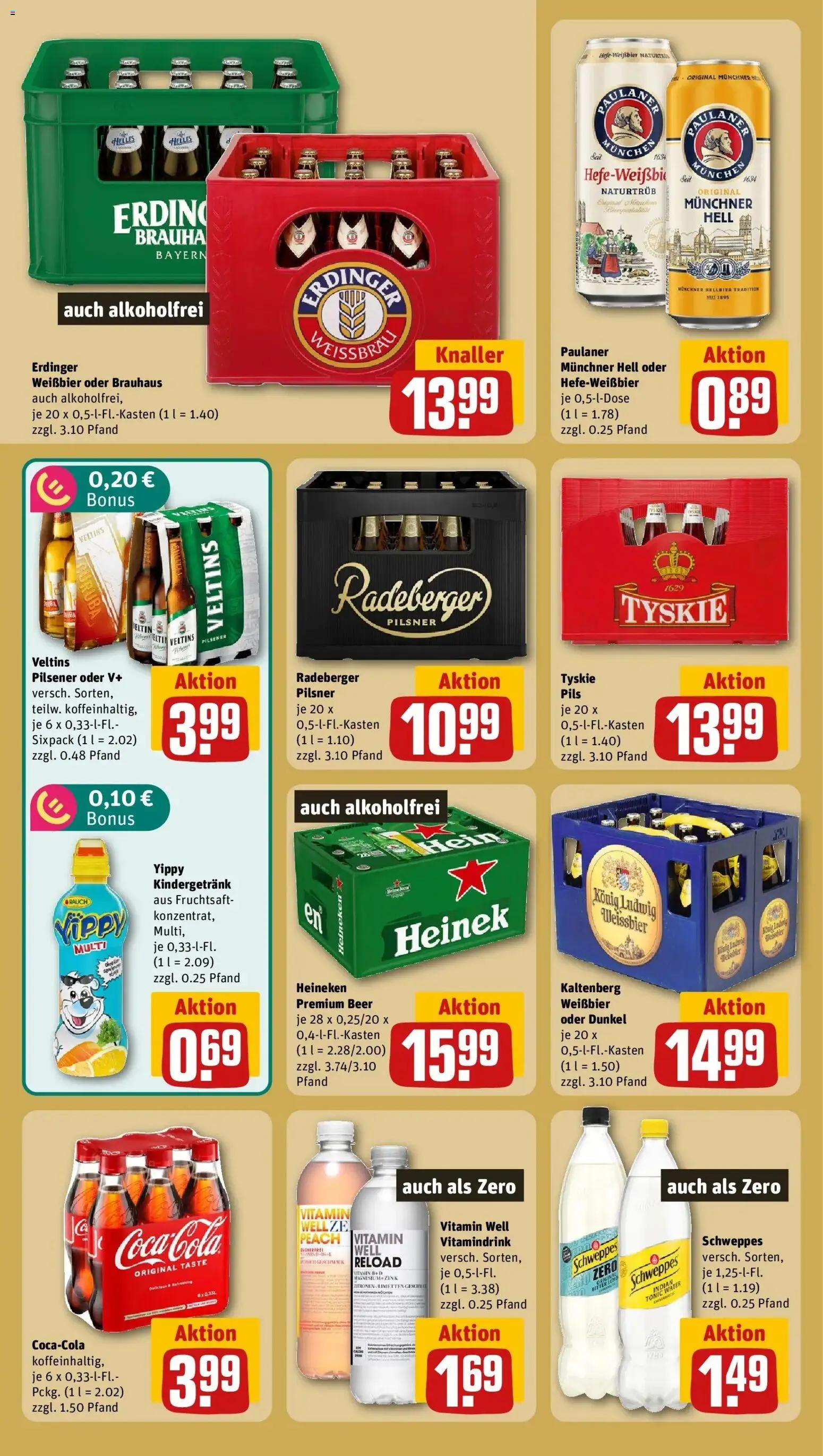 REWE Prospekt ab 17.08.2026 zum Blättern » Angebote | Seite: 17 | Produkte: Tyskie, Coca cola, Cola, Paulaner