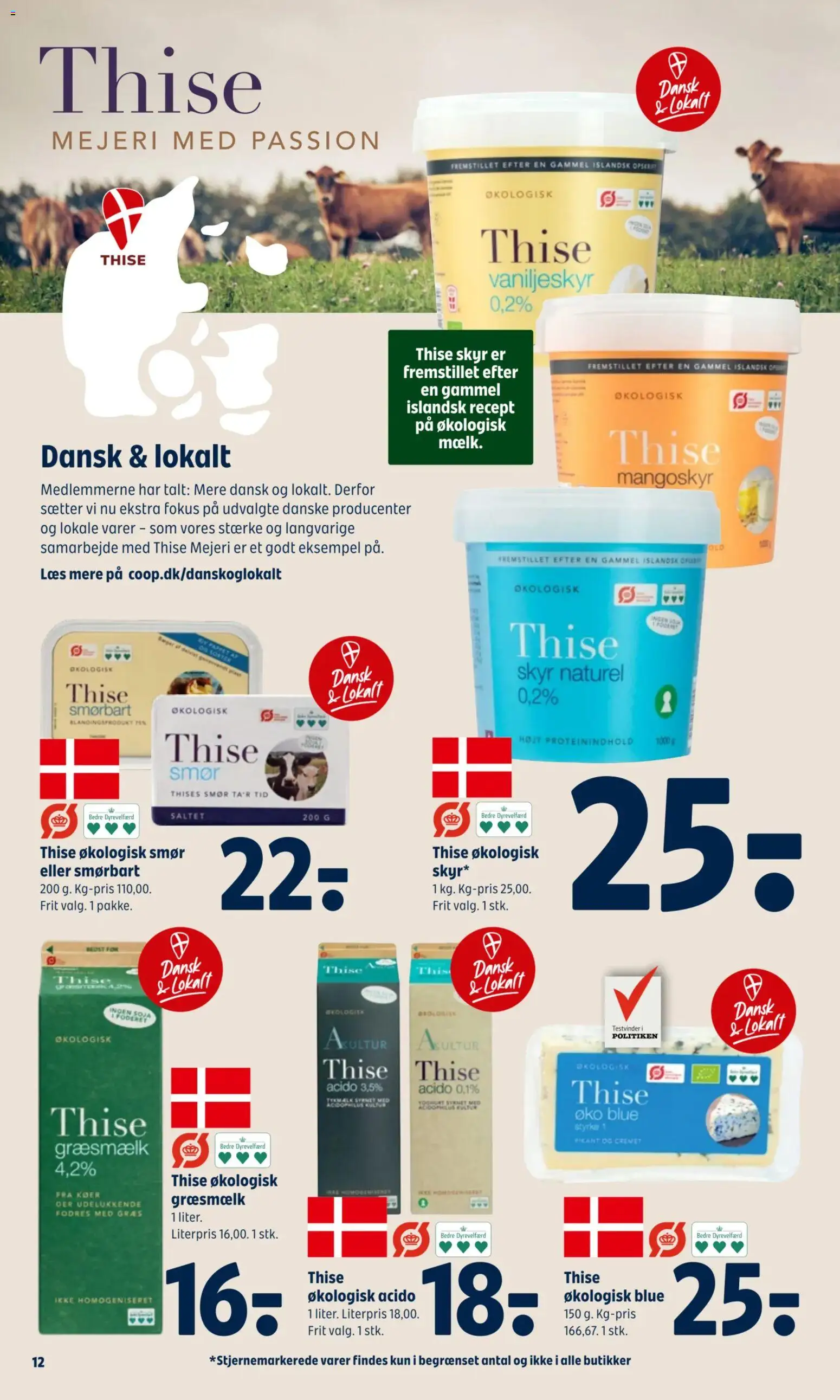 Coop 365 tilbudsavis – gyldig fra 03/09/2026 | Side: 14 | Produkter: Smør, Yoghurt, Skyr, Søm