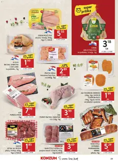 PILEĆA KRILA, Perutnina Ptuj-Pipo, cca 800g, 1kg - Pregled kataloga iz trgovine Konzum, vrijedi od 13.05.2026 | Stranica: 23 | Proizvodi: Pileća krila, Vješalica, Pileći file, Piletina
