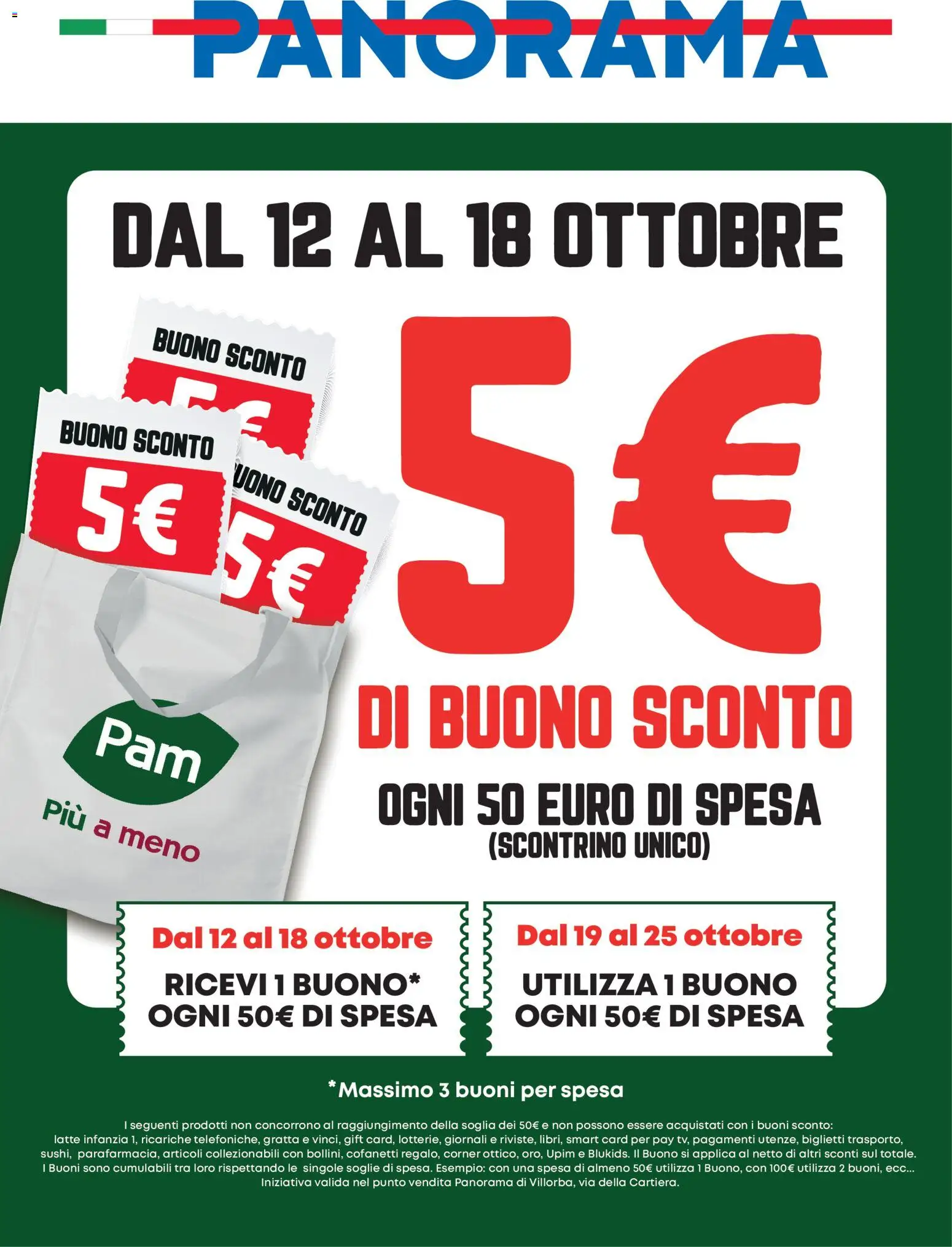 Panorama Lunedì 12 Ottobre Grandi Risparmi