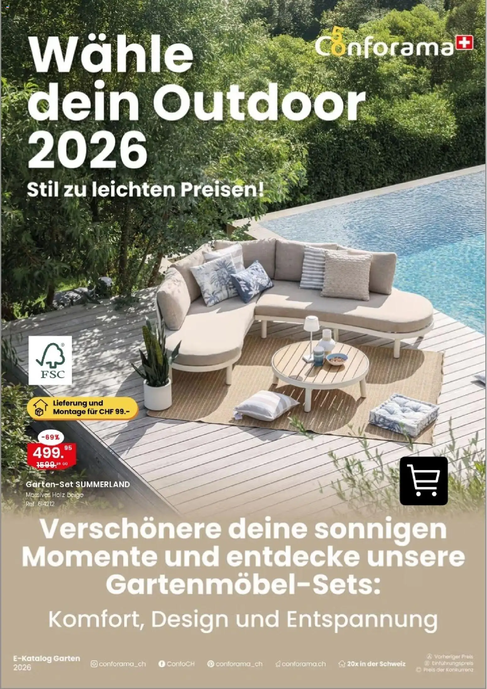 Conforama aktionen Gartensofa – gültig ab 07.10.2026 | Seite: 1