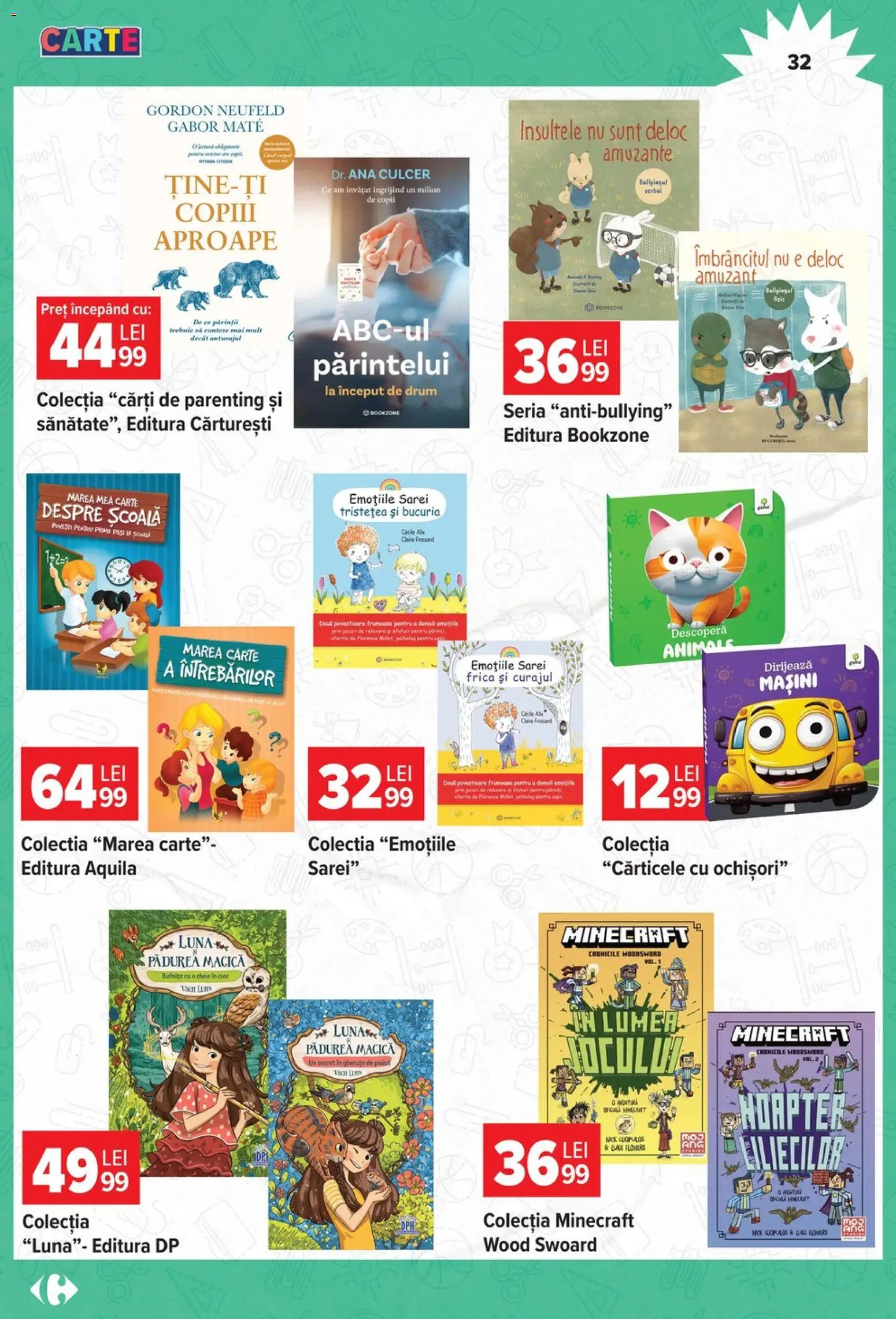Noul catalog Carrefour – valabil de la 12.08.2026 | Pagină: 32 | Produse: Cheie, Cărți