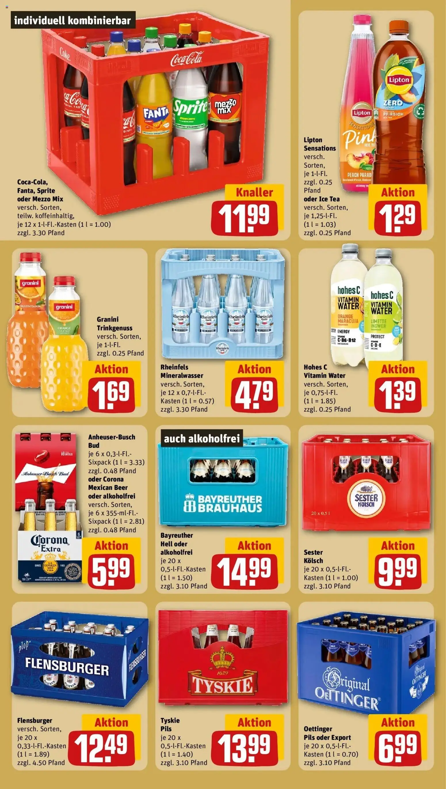 REWE Prospekt ab 28.09.2026 zum Blättern » Angebote | Seite: 24 | Produkte: Oettinger, Flensburger, Granini, Limette