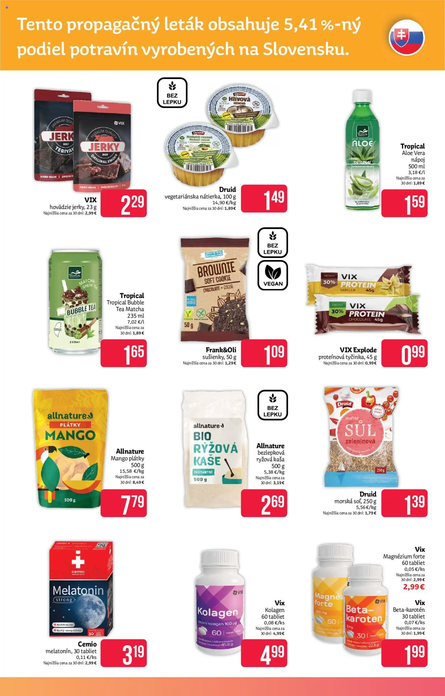 Nové Teta drogerie akcie – leták je platný od 31.08.2026 | Strana: 11 | Produkty: Tablet, Protein, Kolagén