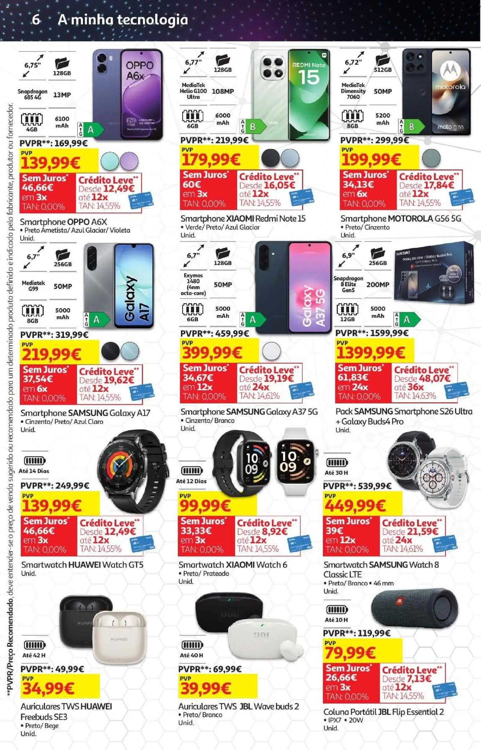 Auchan - Férias de Verão  Casa Verão │ válido de 22/07/2026 | Página: 31 | Produtos: Smartphone, Smartwatch