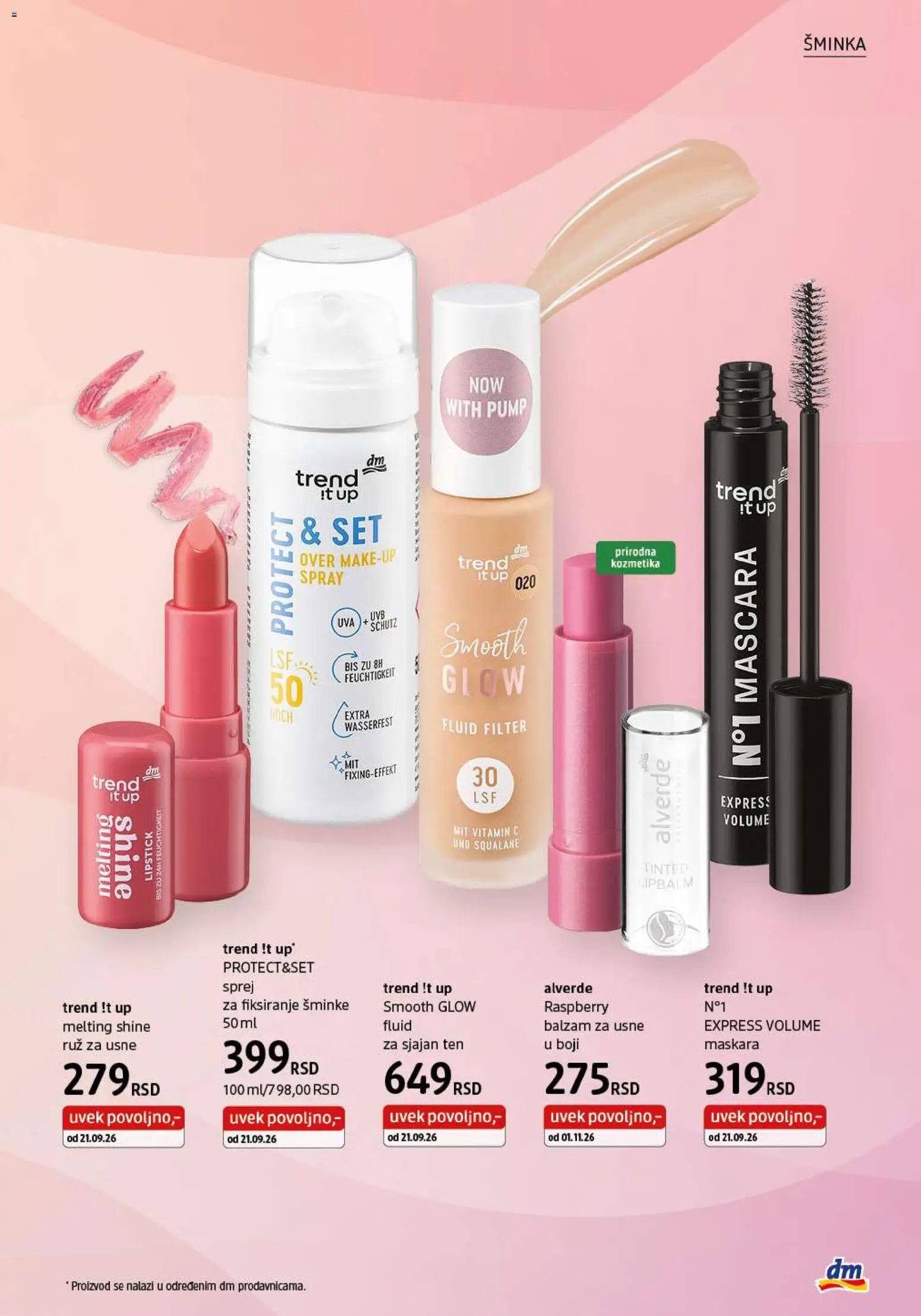 DM Drogerie katalog - važi od 01.11.2026 | Strana: 11 | Proizvode: Balzam za usne, Maskara, Balzam