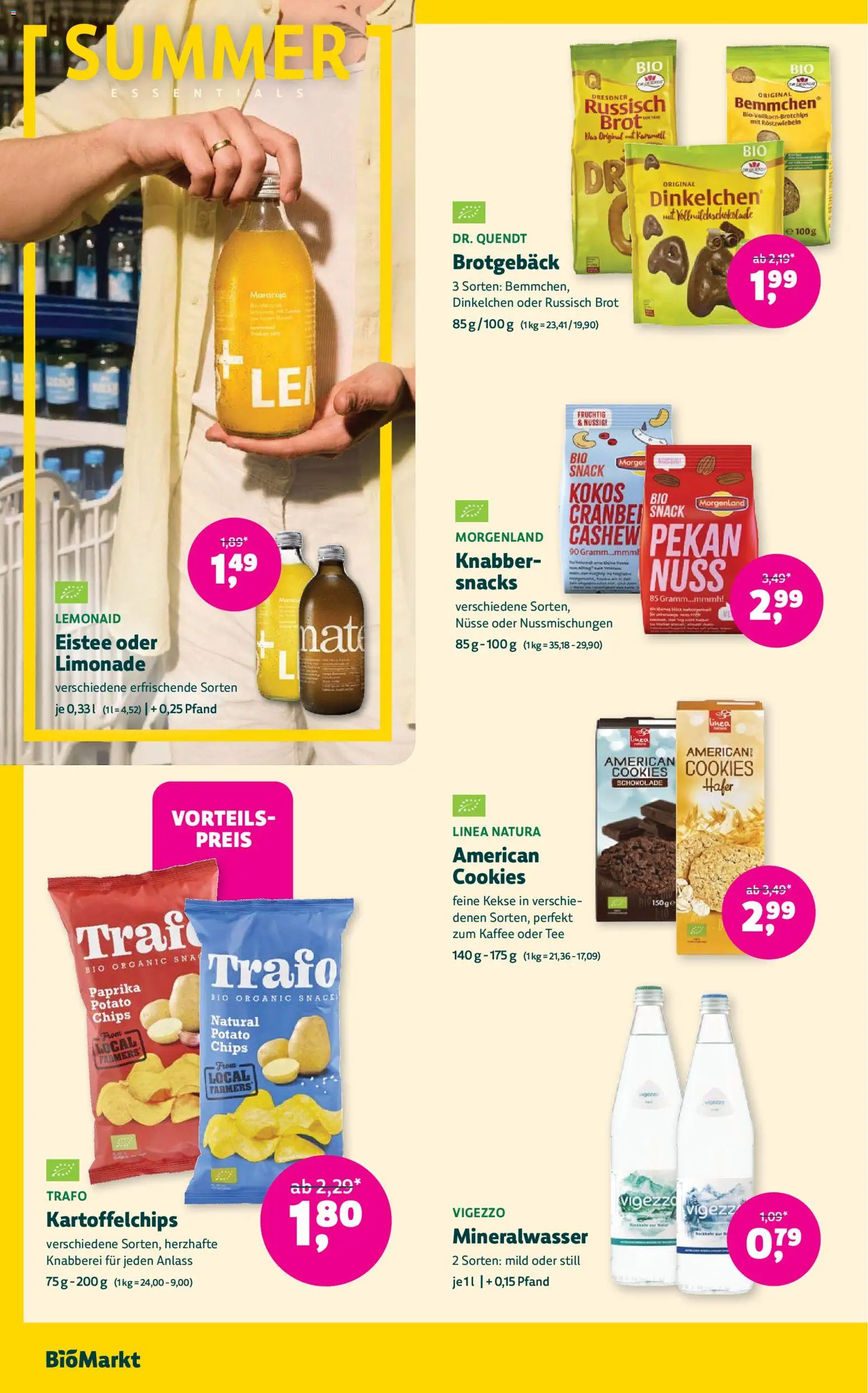 BioMarkt Prospekt – gültig ab 15.07.2026 | Seite: 12 | Produkte: Kaffee, Cashew, Paprika, Brot