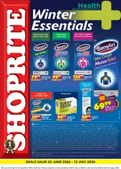 Shoprite specials catalogue – valid from 22/06/2026