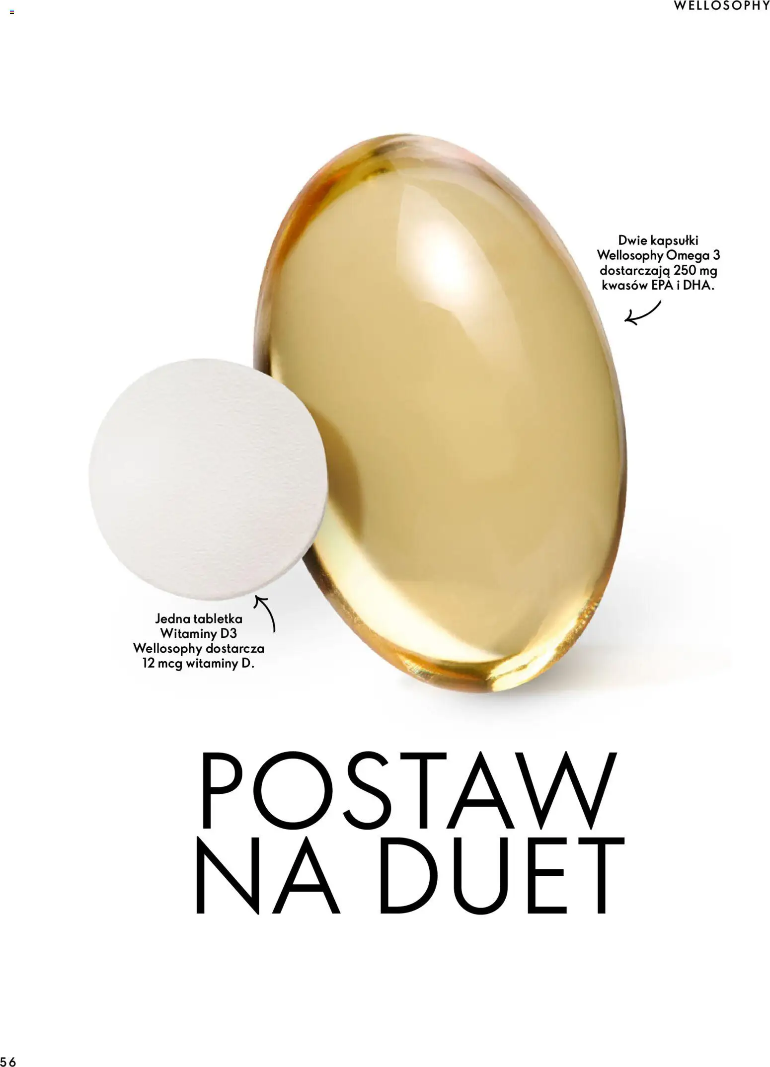Oriflame Katalog 14 2026 od 30.09.2026 | Strona: 56 | Produkty: Kapsułki, Omega, Omega 3