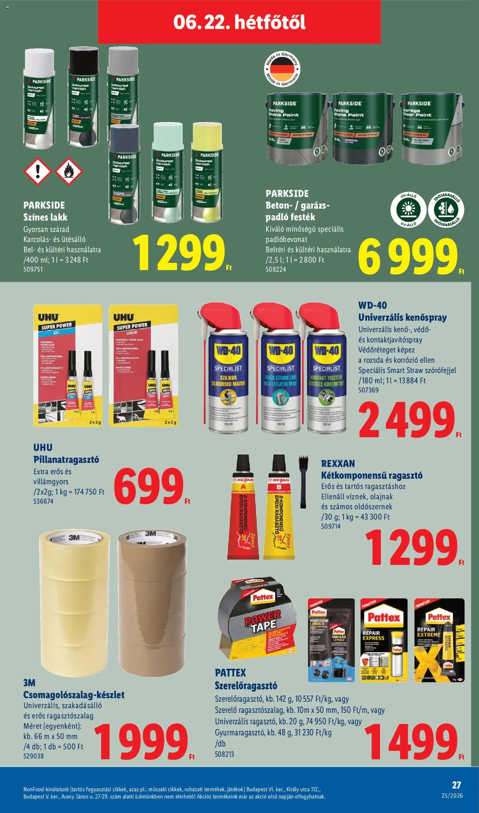 Lidl akciós ujság - amely érvényes a következő dátumtól: 18.06.2026 | Oldal: 27