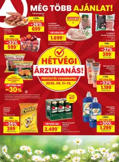 Spar akciós újság - amely érvényes a következő dátumtól: 2026.09.10. | Oldal: 24 | Termékek: Rio Mare, Édesburgonya, Cheetos, Gyorsfagyasztott