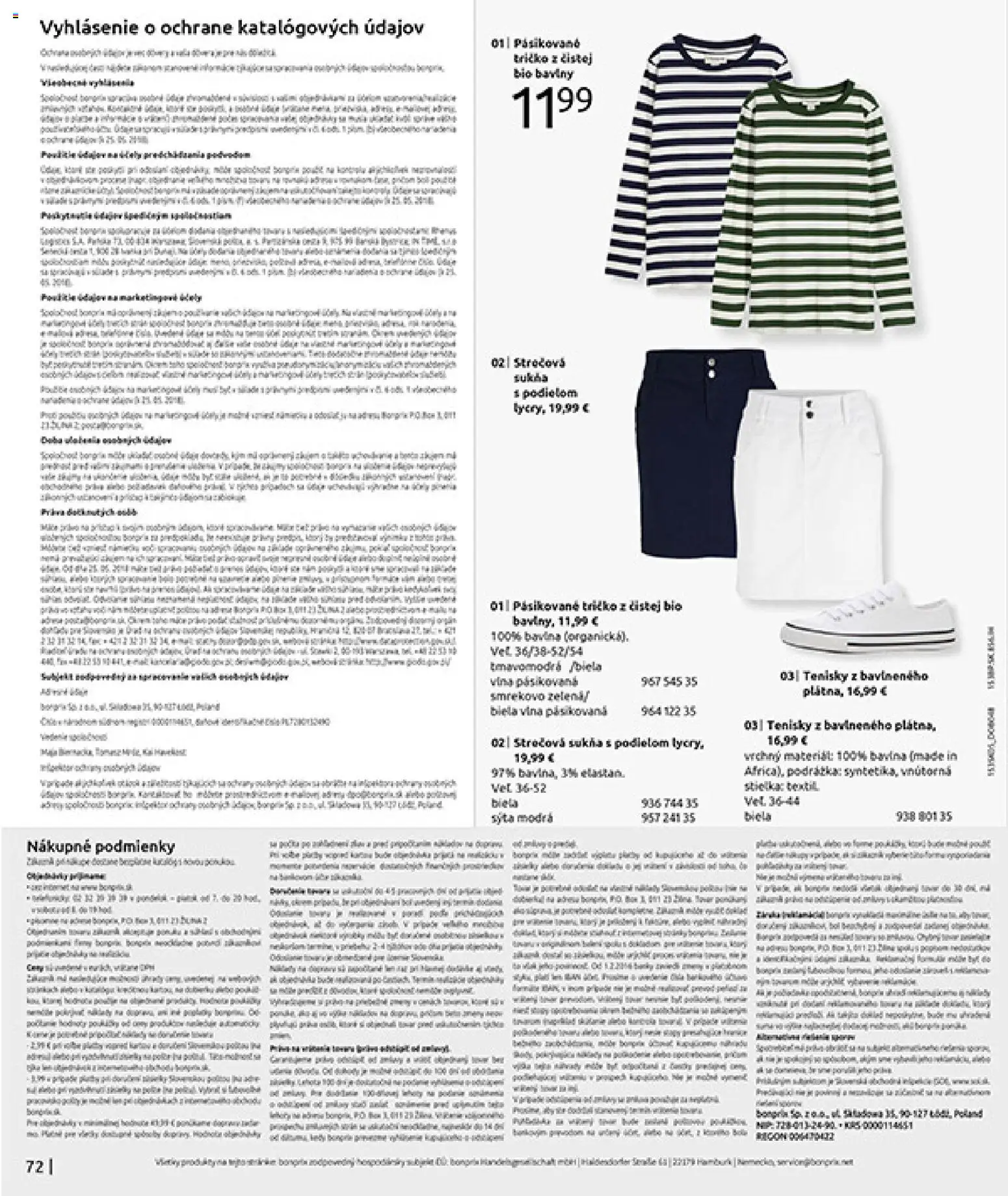 Nové Bonprix akcie – leták je platný od 01.01.2026 | Strana: 74 | Produkty: Tričko, Tenisky