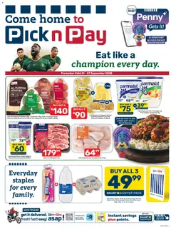 Pick n Pay specials catalogue – valid from 21/09/2026