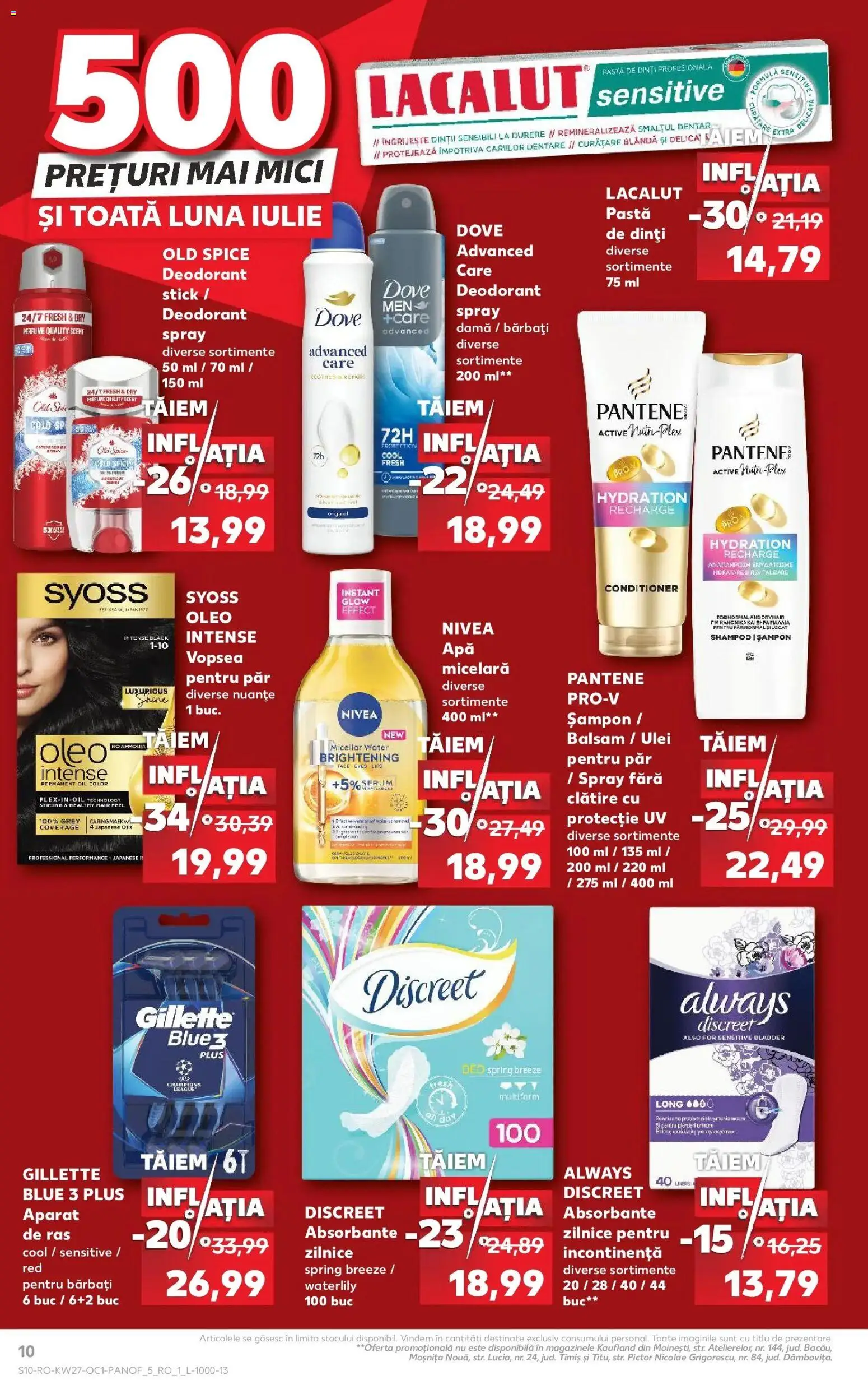 Noul catalog Kaufland – valabil de la 01.07.2026 | Pagină: 10 | Produse: Active, Aparat, Deodorant, Black