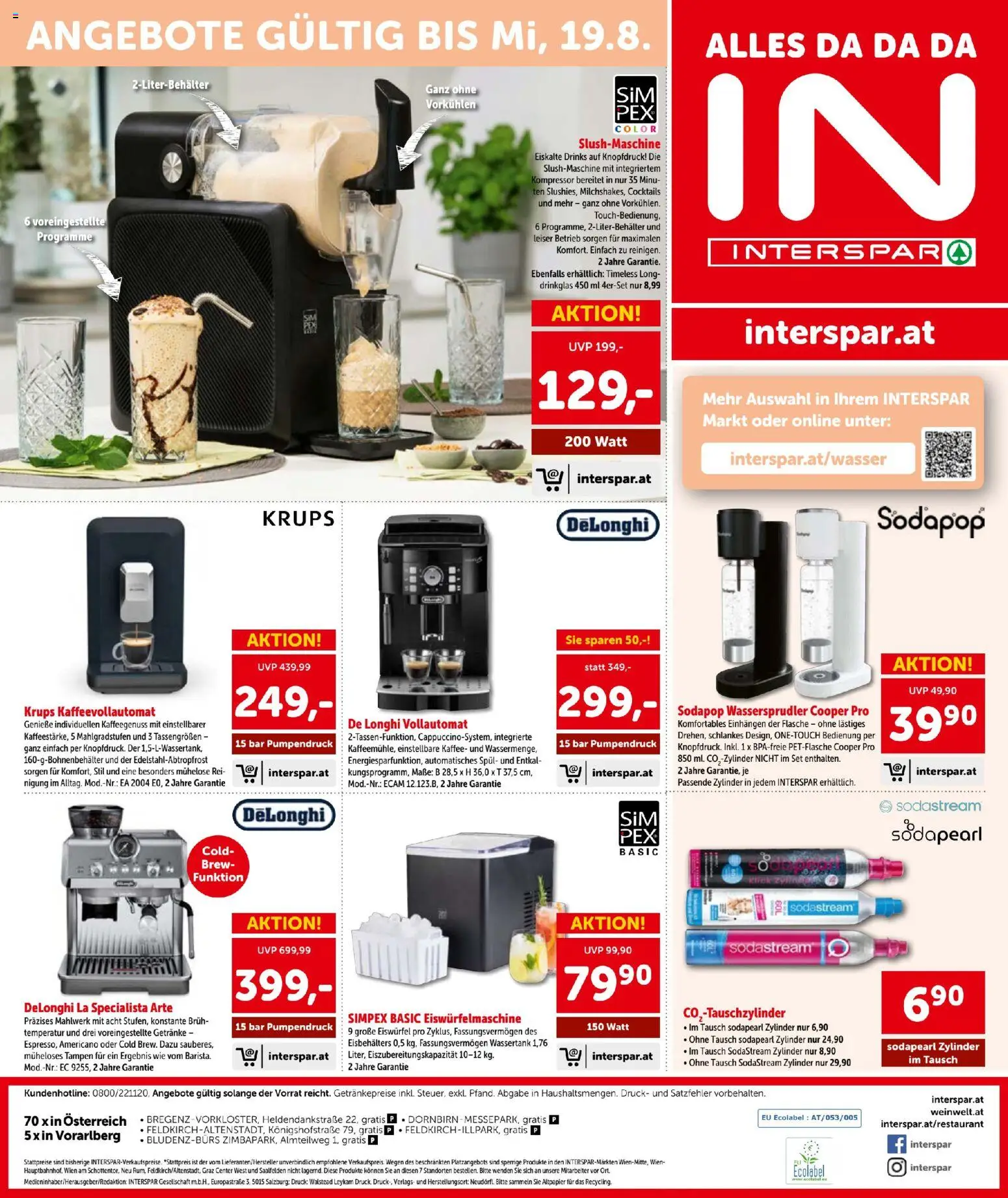 Interspar - Flugblatt gültig ab 30.07.2026 | Seite: 20 | Produkte: Kaffee