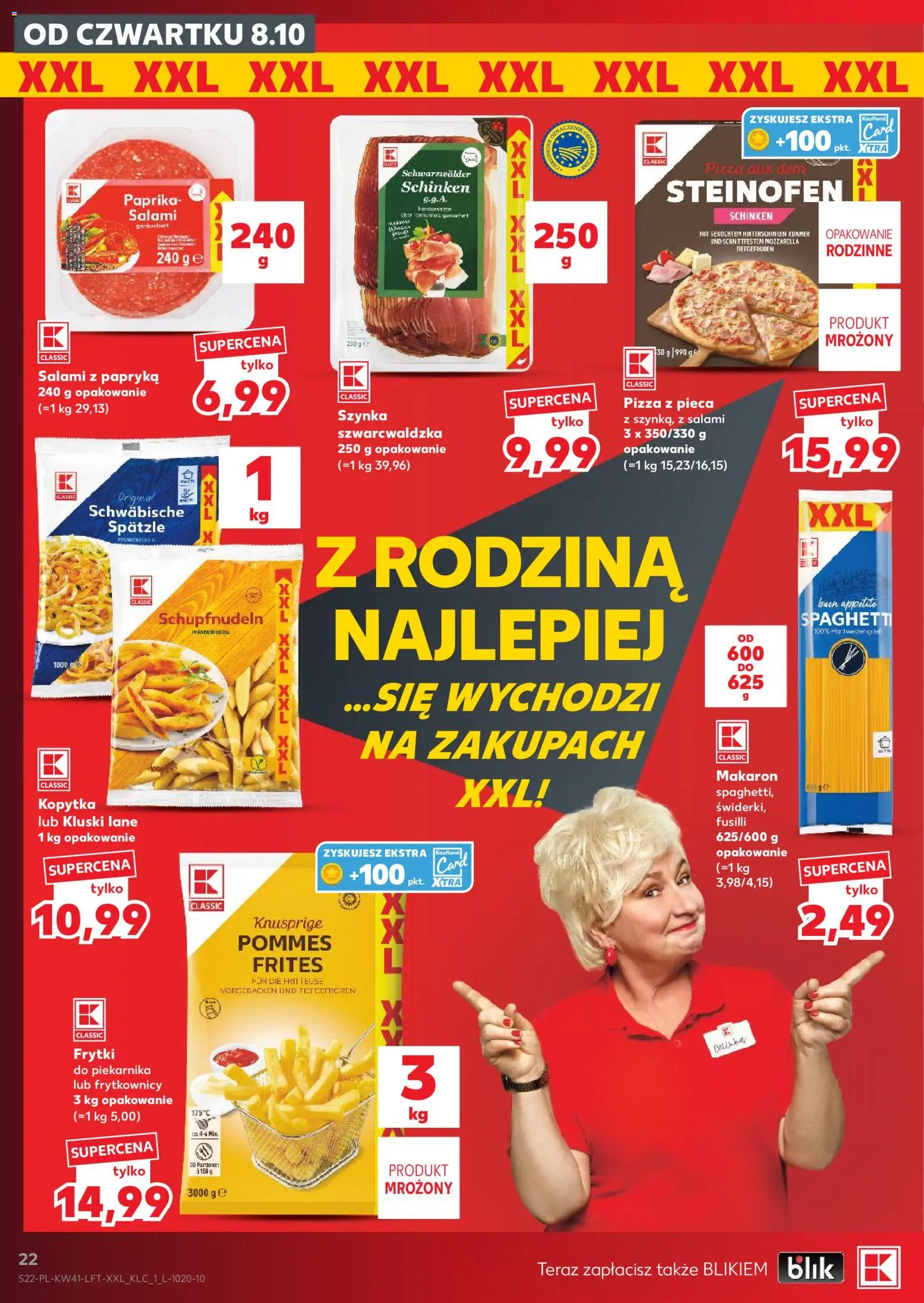 Kaufland Polsko leták od 08.10.2026 | Strana: 22 | Produkty: Pizza, Paprika